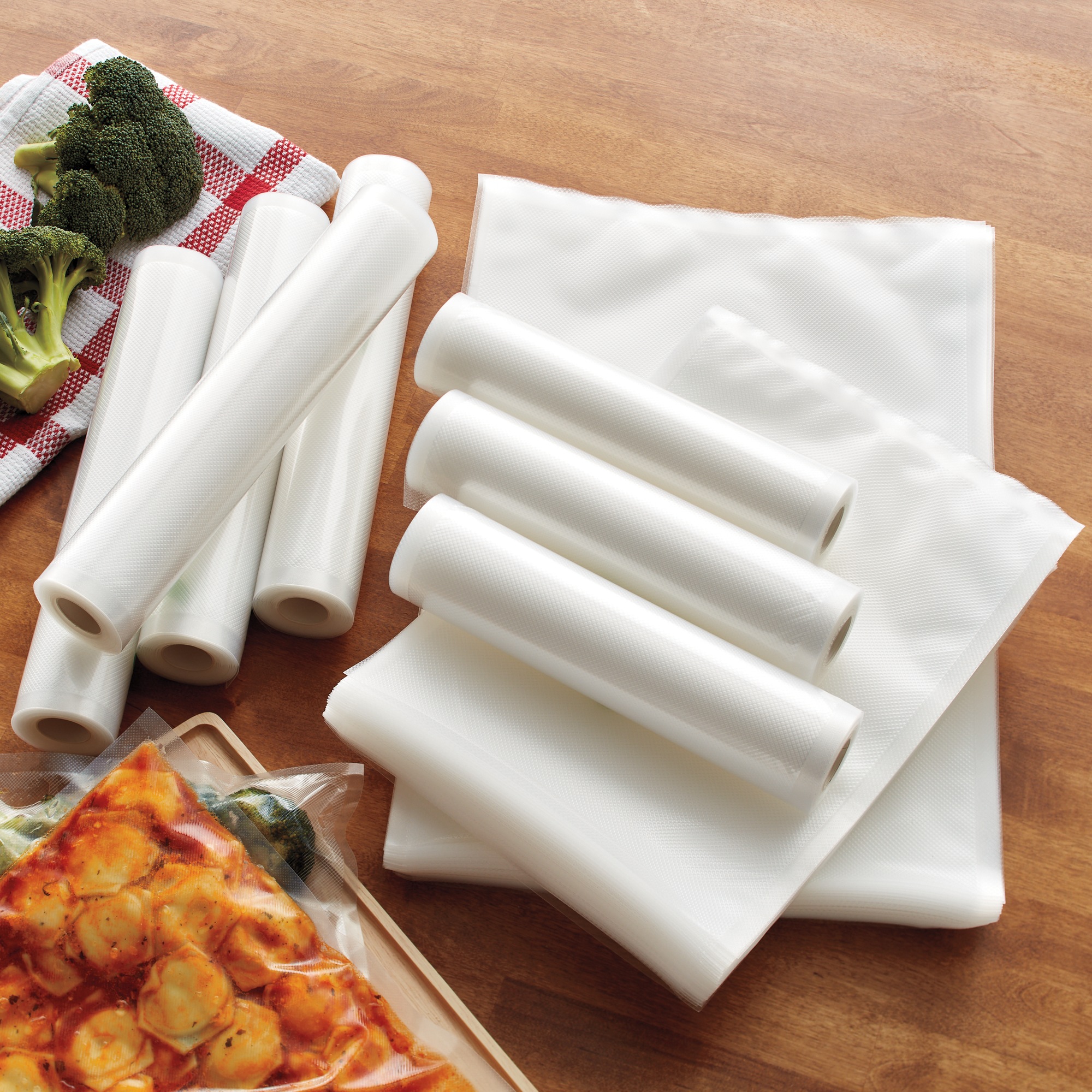 PowerXL Duo Nutri Sealer, Black + Decker Bags and Rolls, Bag Value Set, and Nesco Bags and Rolls