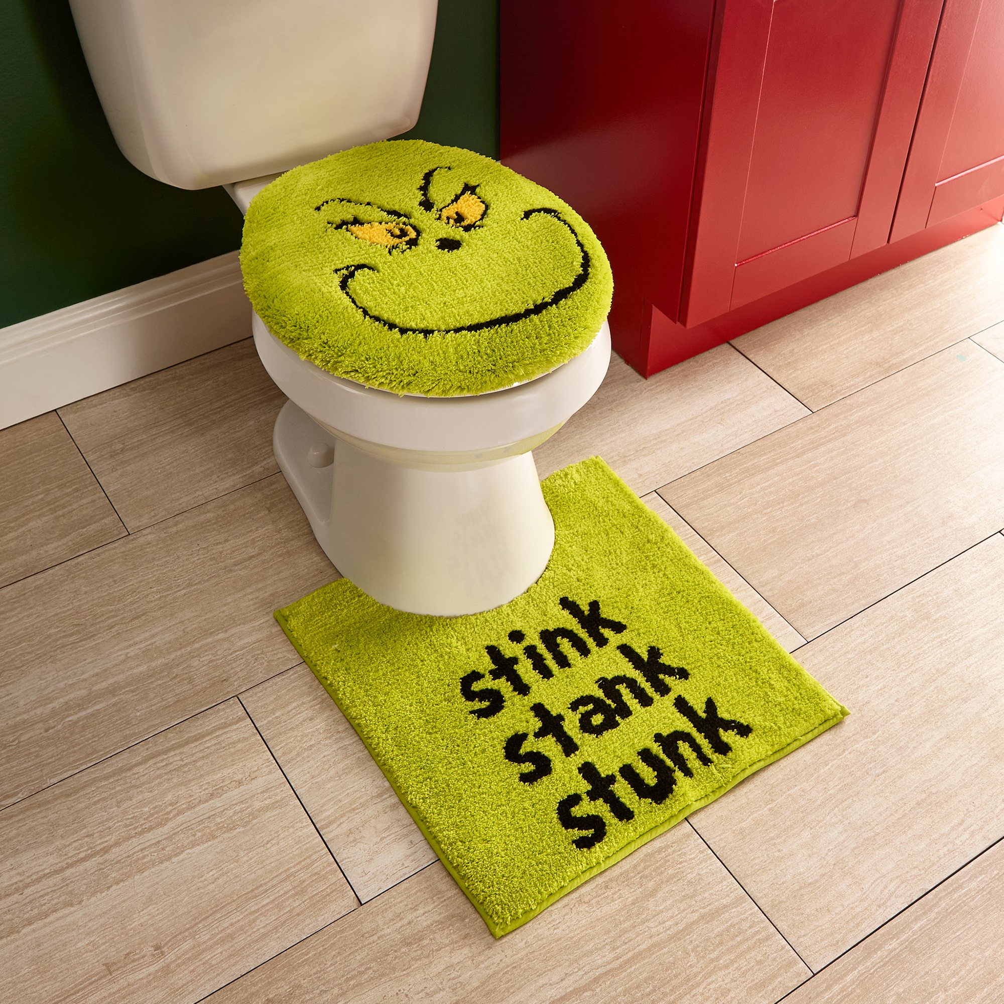 Grinch Toilet Décor