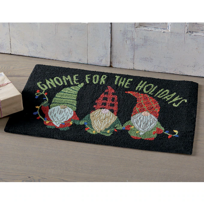 Gnome For The Holidays Indoor/Outdoor Mat - 20 X 30