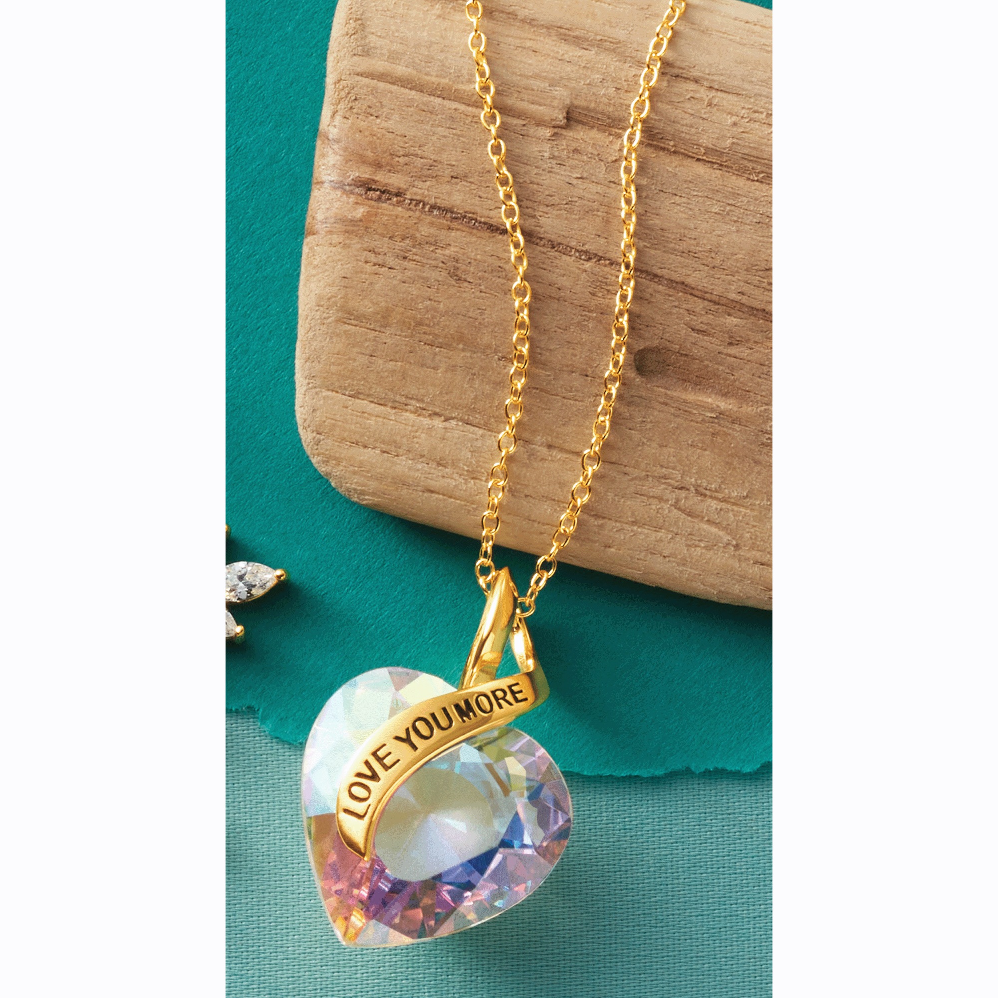 Love You More Heart Pendant 1 Love You More Heart Pendant