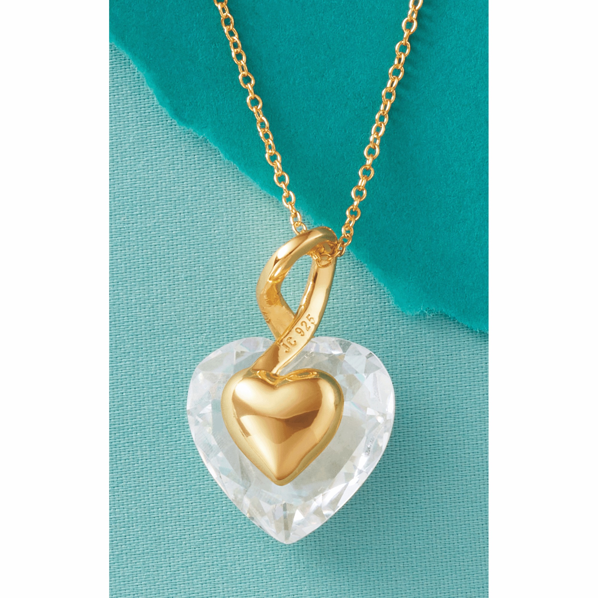 Love You More Heart Pendant 2 Love You More Heart Pendant