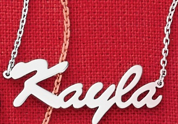 Personalized Colored Stainless Steel Name Jewelry