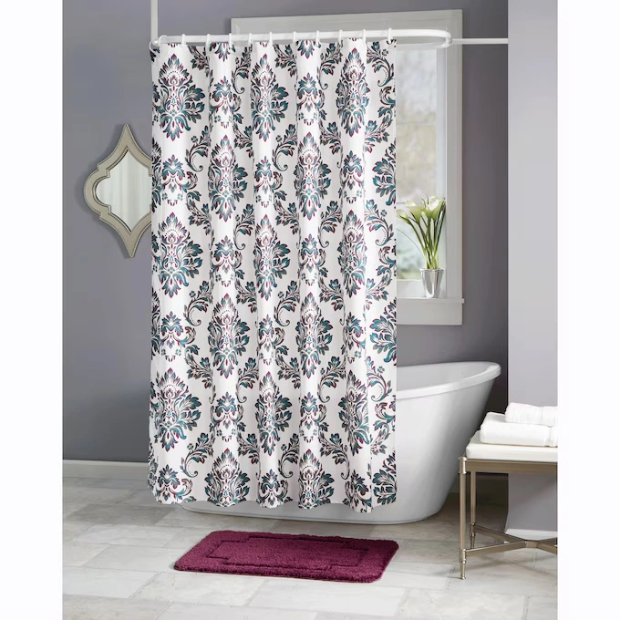 Serene Fleur De Lis Shower Curtain