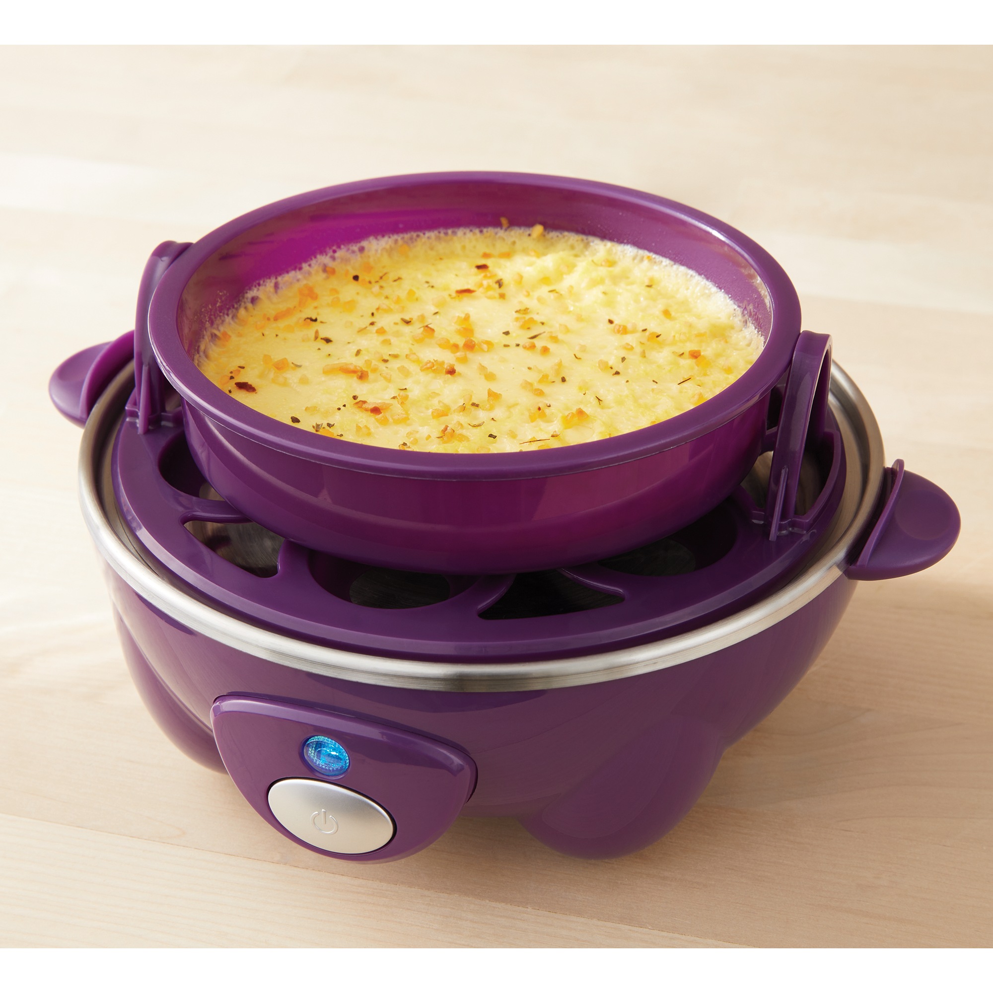 Elite Gourmet 7-Egg Cooker with Timer 3 Elite Gourmet 7-Egg Cooker with Timer