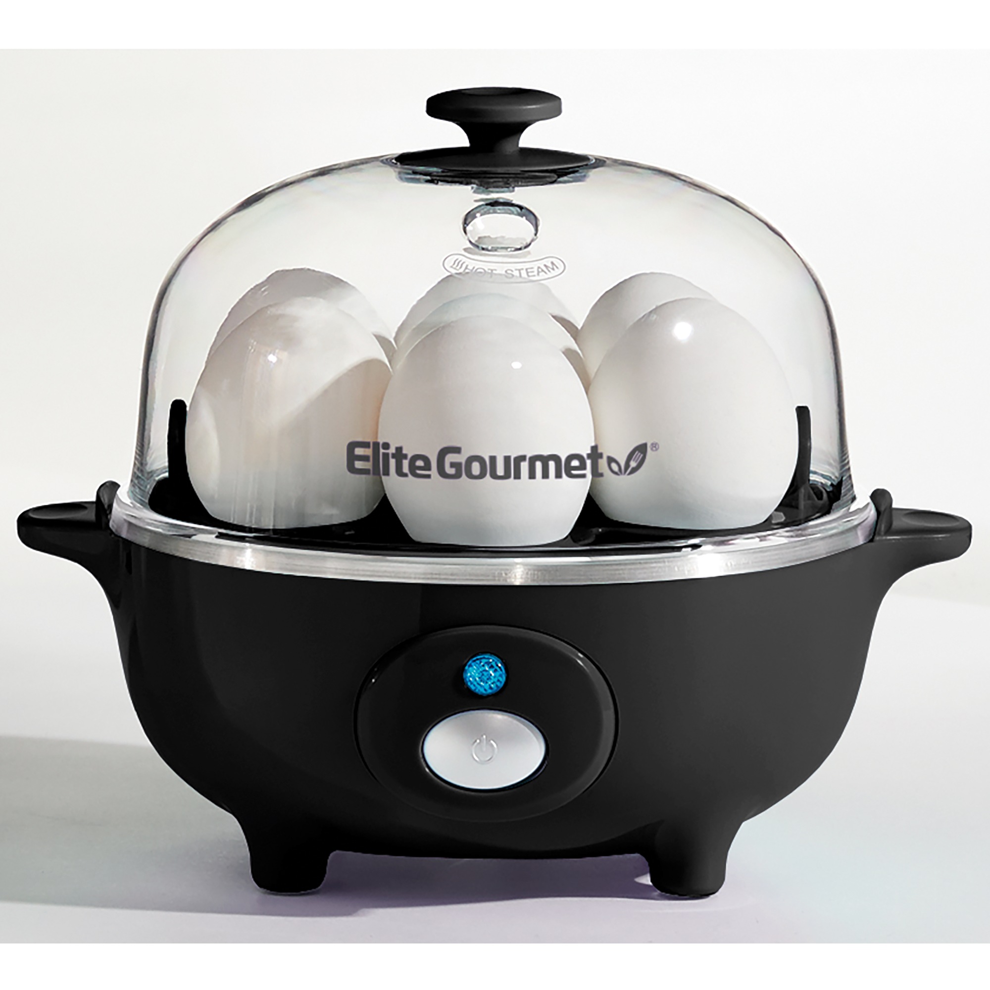 Elite Gourmet 7-Egg Cooker with Timer 6 Elite Gourmet 7-Egg Cooker with Timer