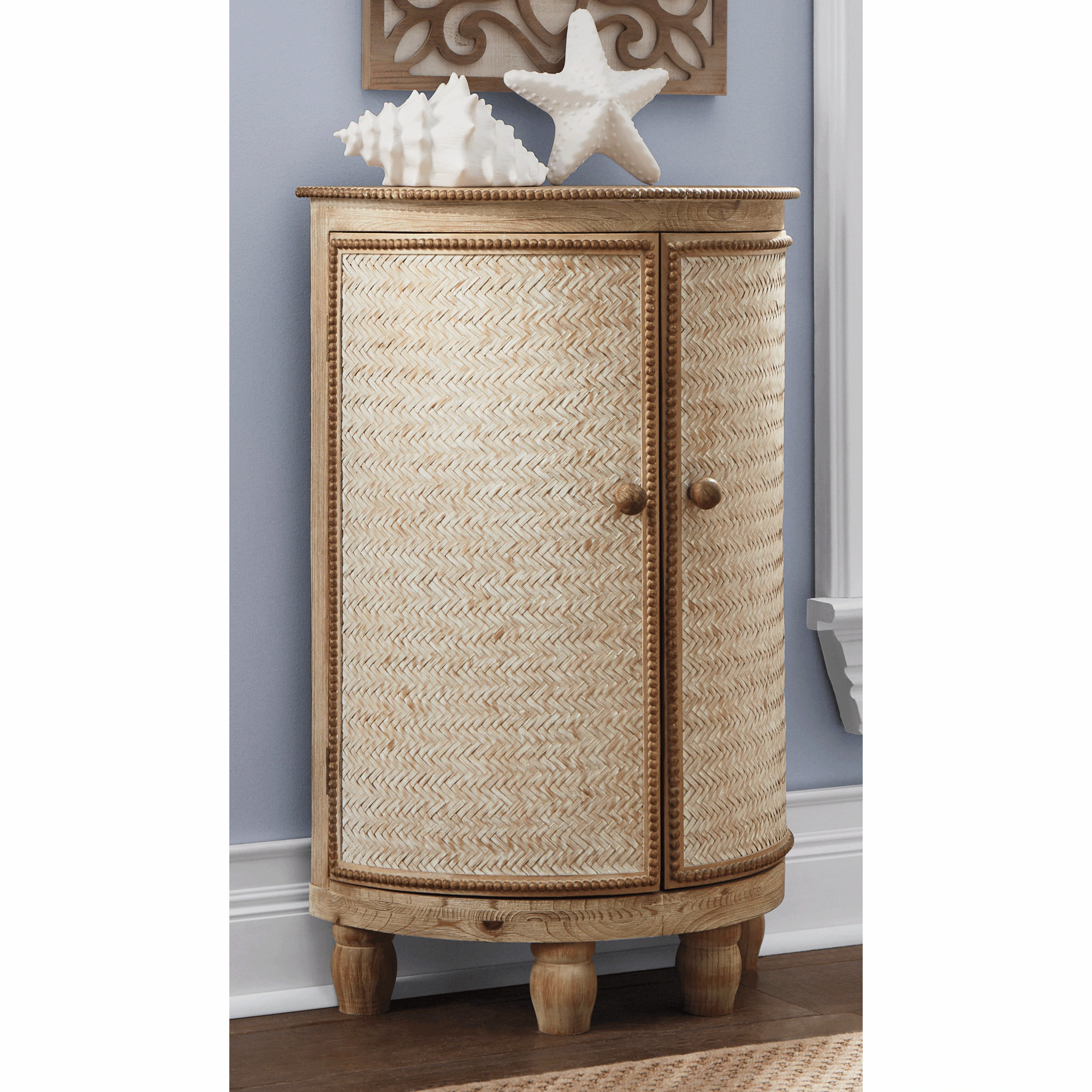 Woven Half-Moon Cabinet 1 Woven Half-Moon Cabinet