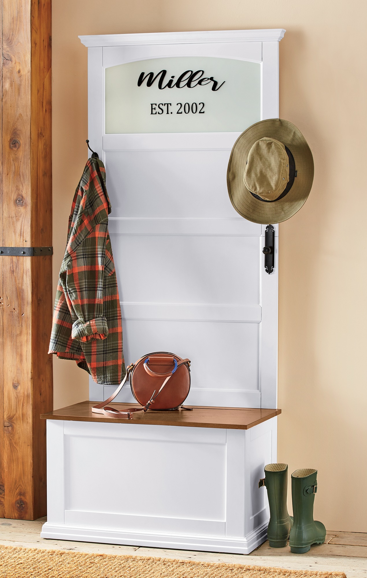 Door Hall Tree Bench 1 Door Hall Tree Bench