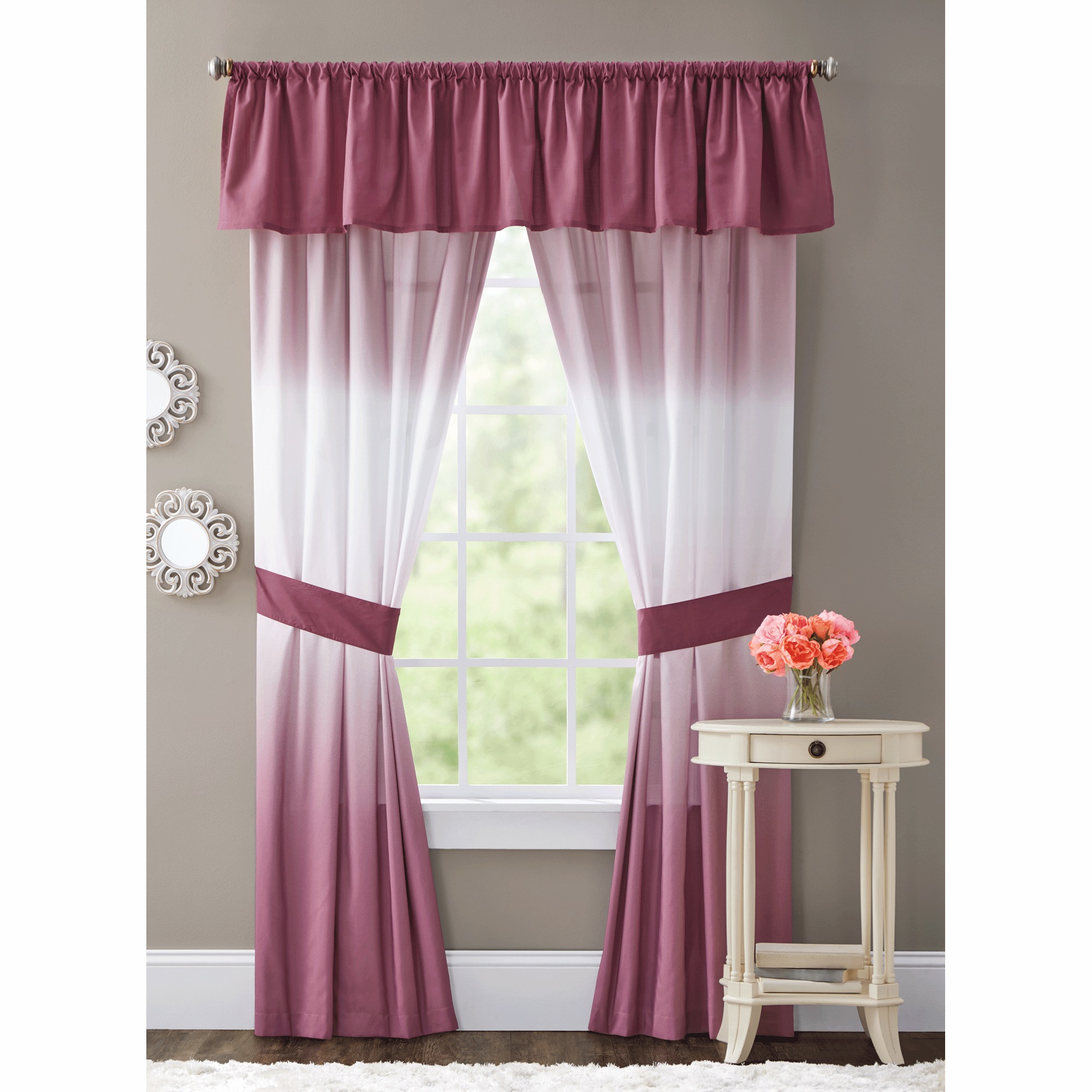 Faith Ombré Semi-Sheer Window Treatments