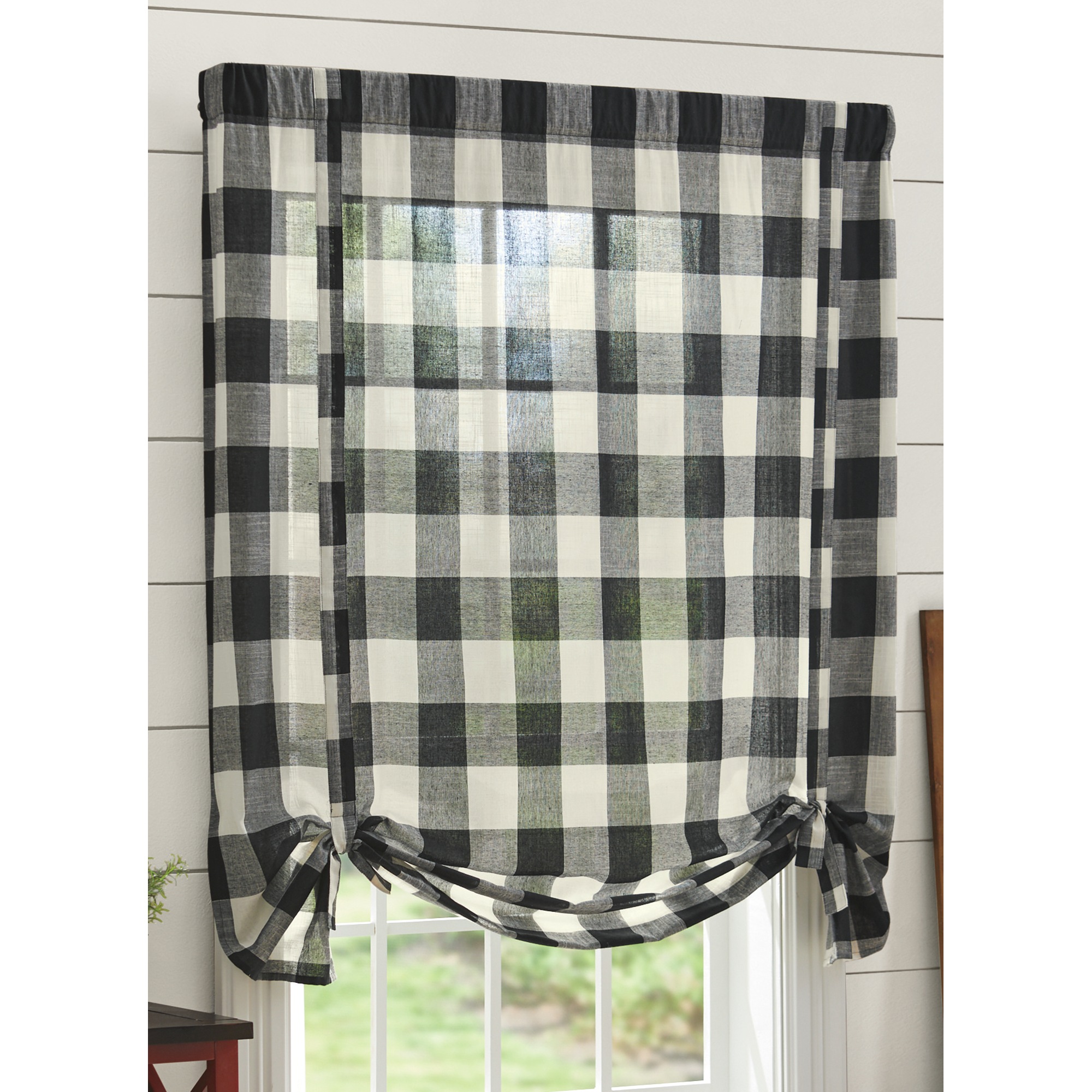 Buffalo Check Window Treatments