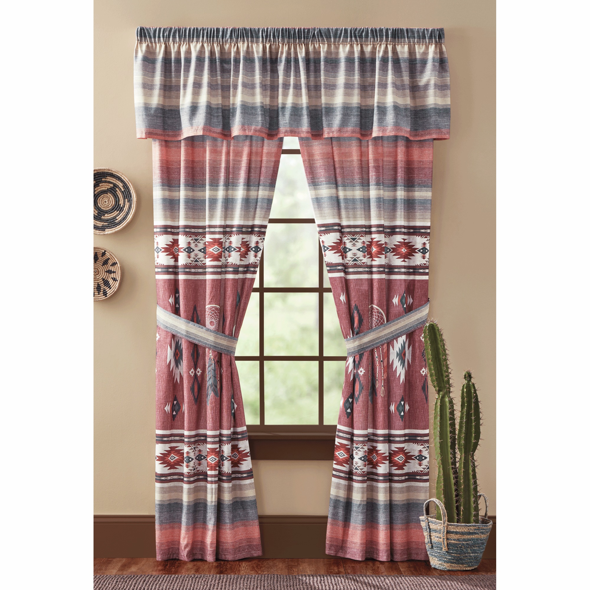 El Paso Comforter Set, Accent Pillow, Panel Pair and Valance 4 El Paso Comforter Set, Accent Pillow, Panel Pair and Valance
