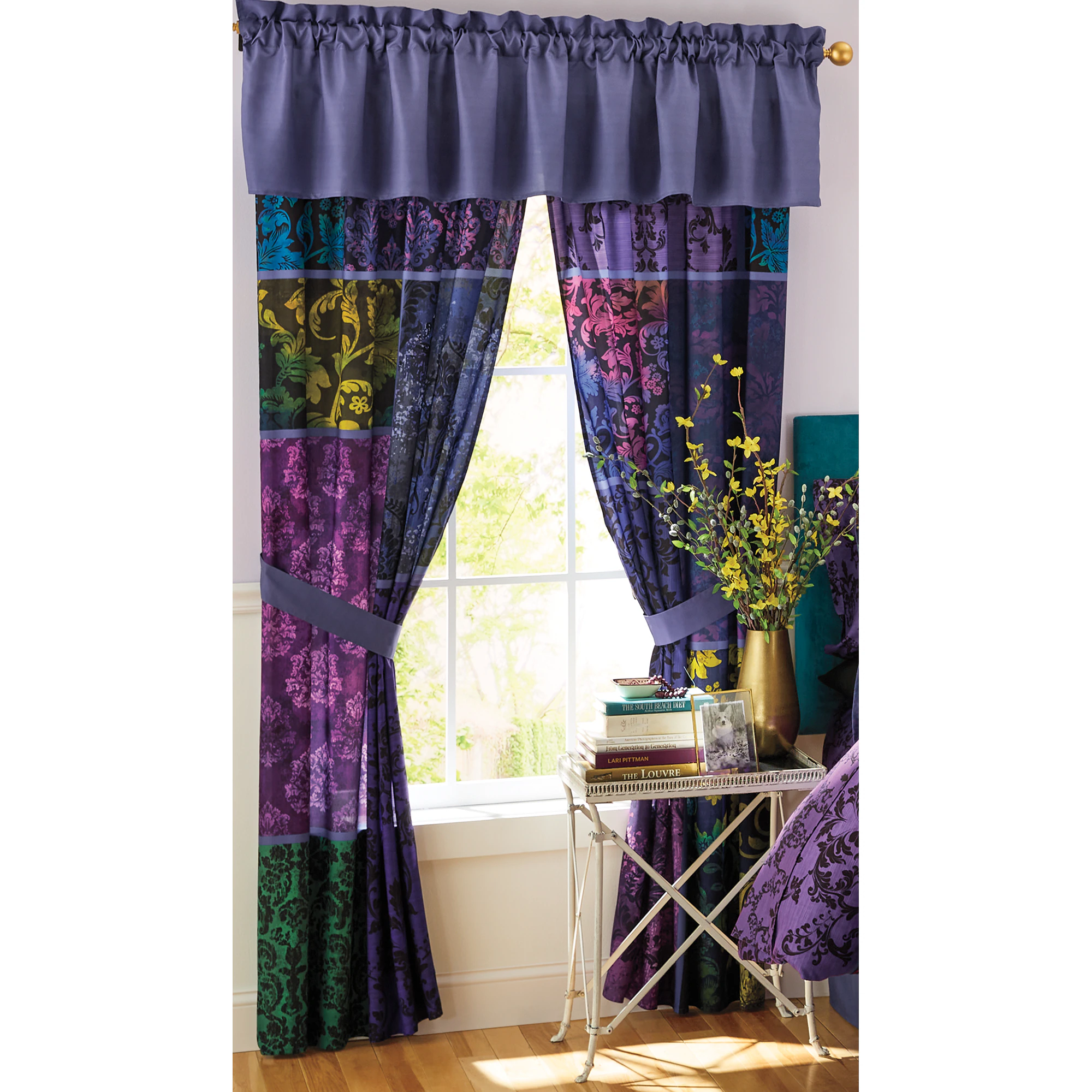 Lenore Complete Bed Set, Decorative Pillow and Window Treatments