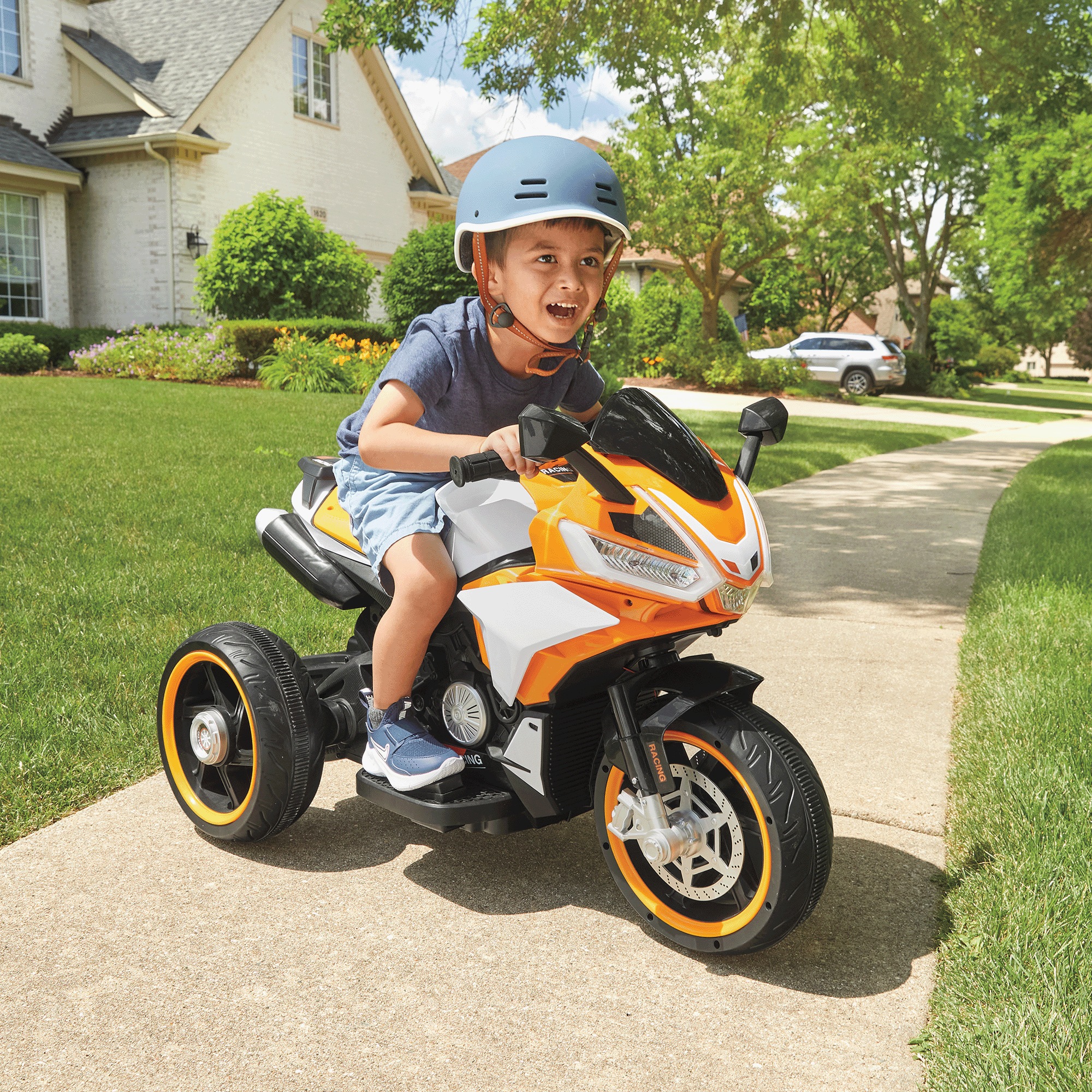 Ride-On Light-Up Motorcycle