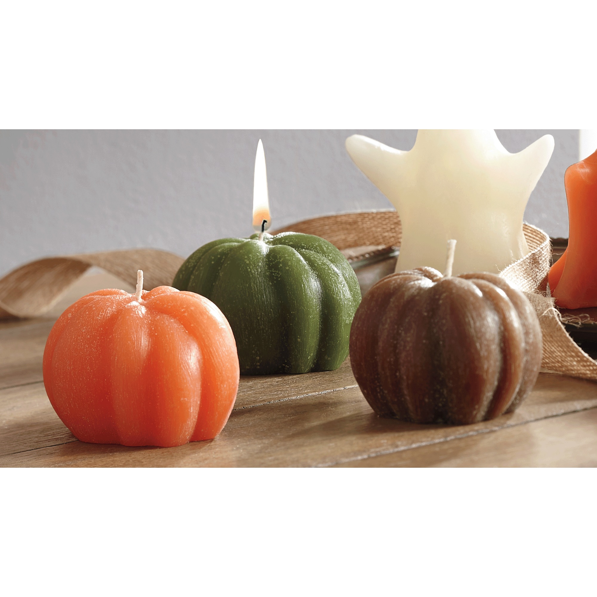 Seasonal Figural Candle Set