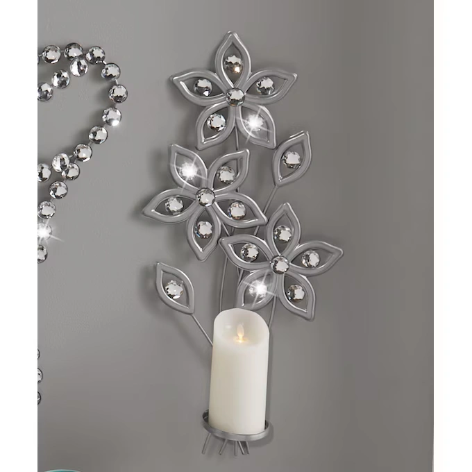 Gem Flowers Wall Sconce