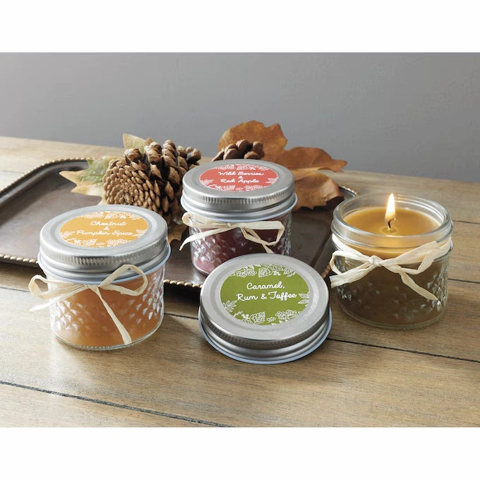 Set of 3 Mini Jar Candles