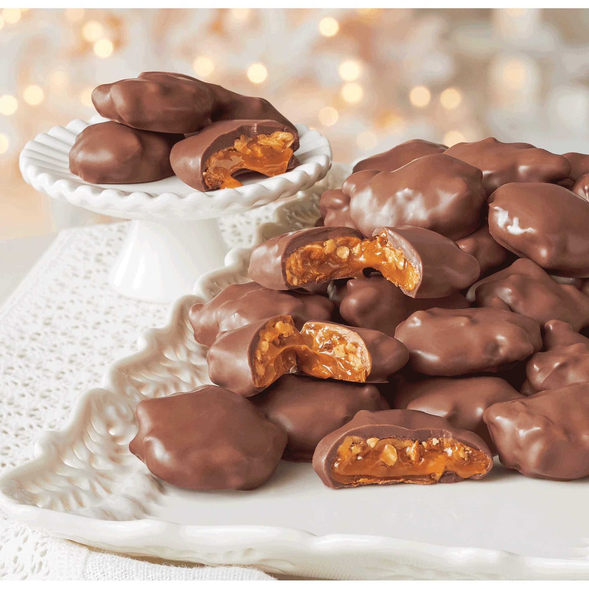 Caramel Pecan Clusters