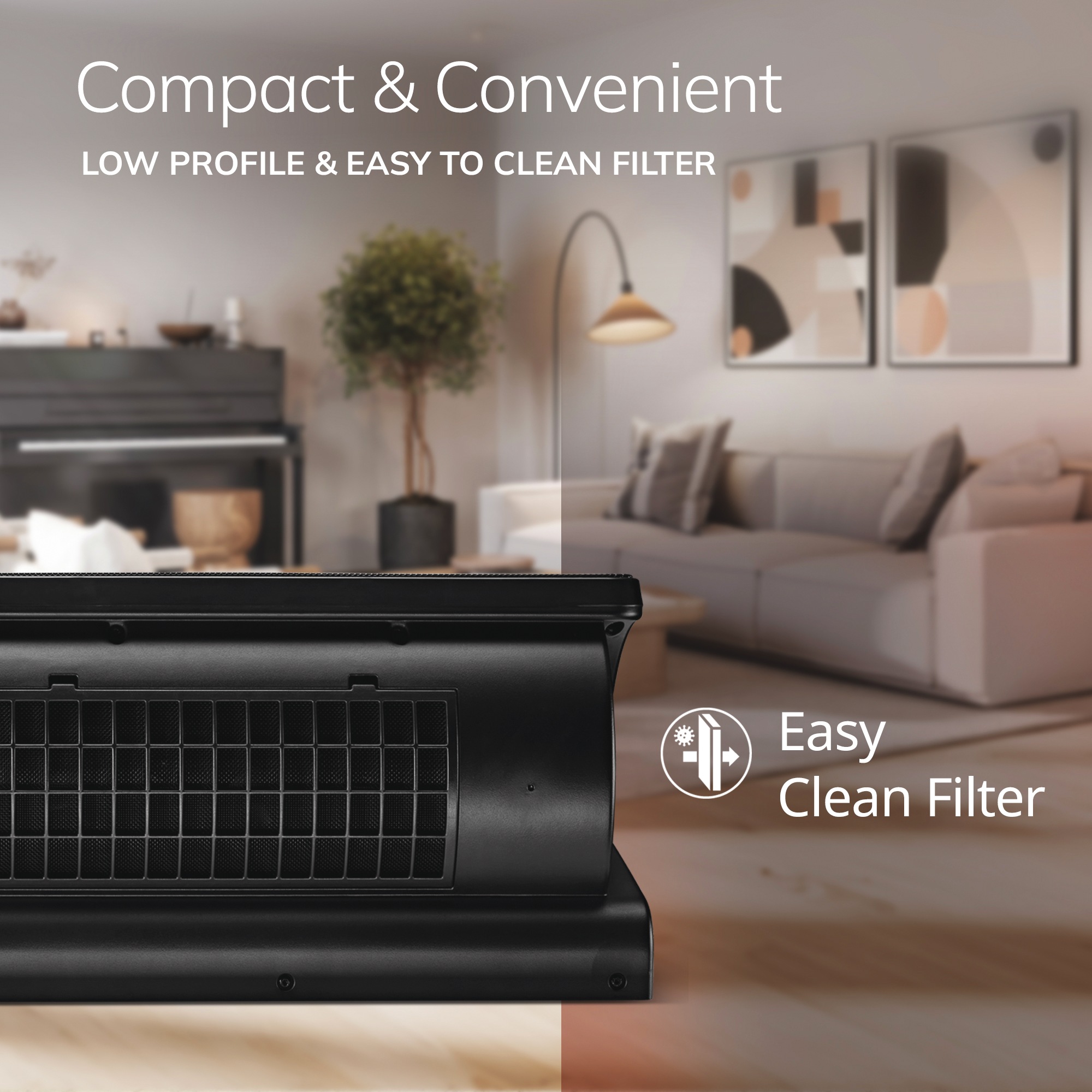Lasko Low-Profile Baseboard Heater with Remote
