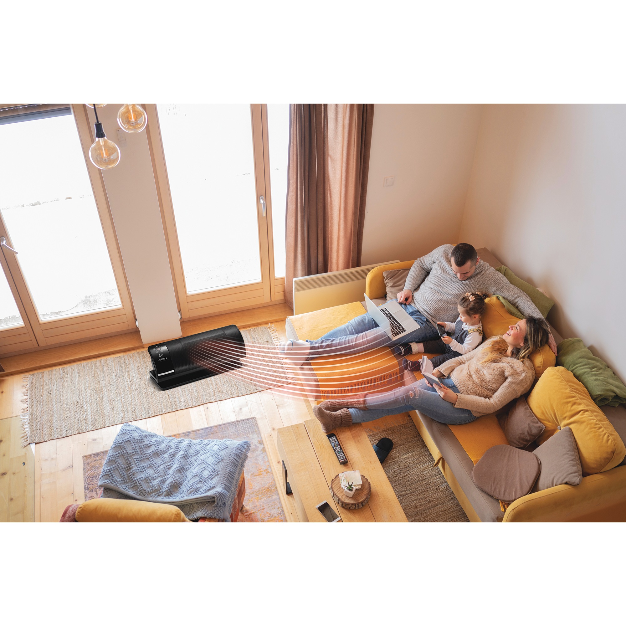 Lasko Low-Profile Baseboard Heater with Remote