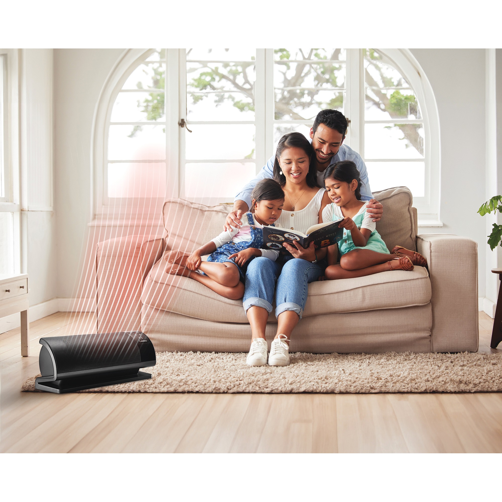 Lasko Low-Profile Baseboard Heater with Remote