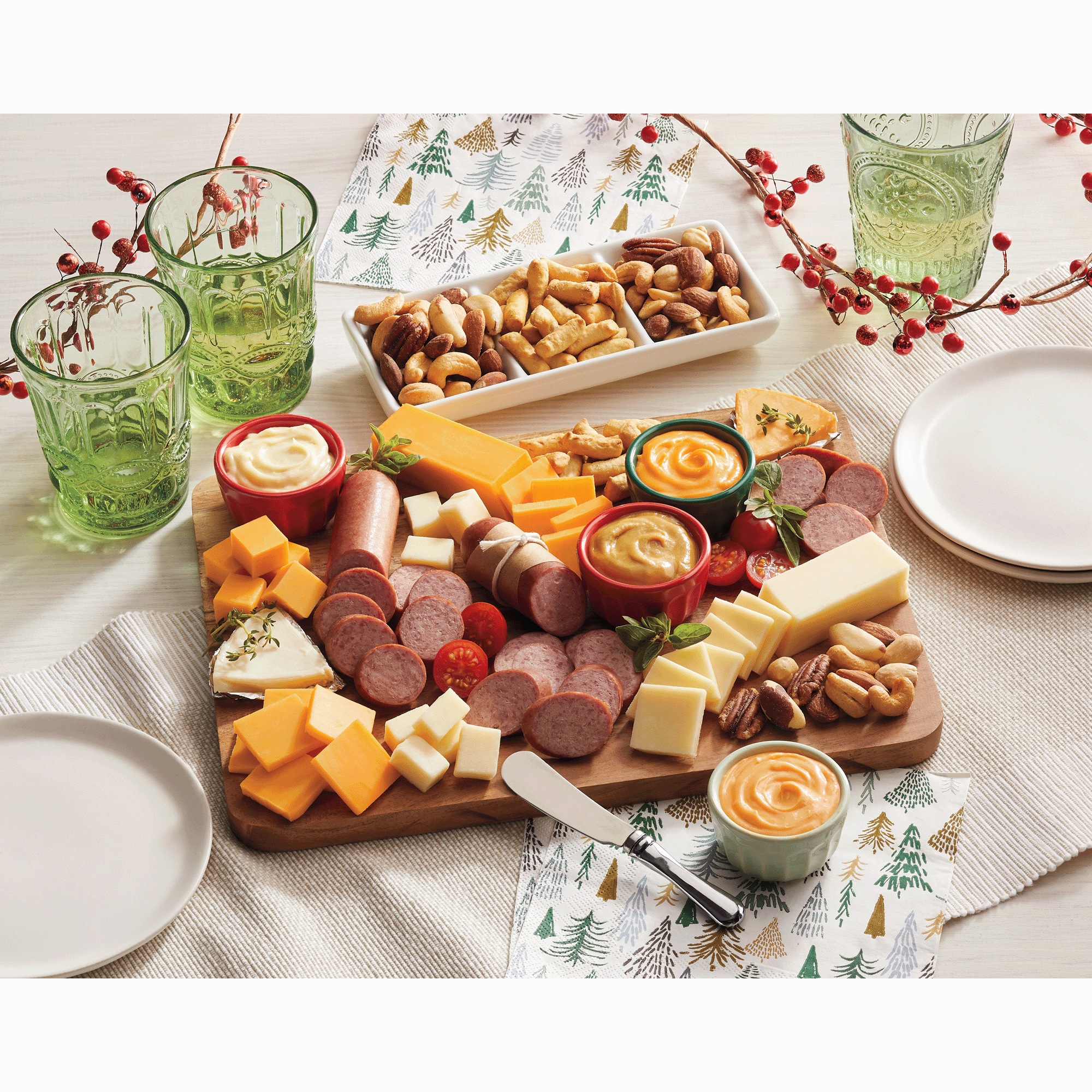 18 Savory Favorites with Charcuterie Board