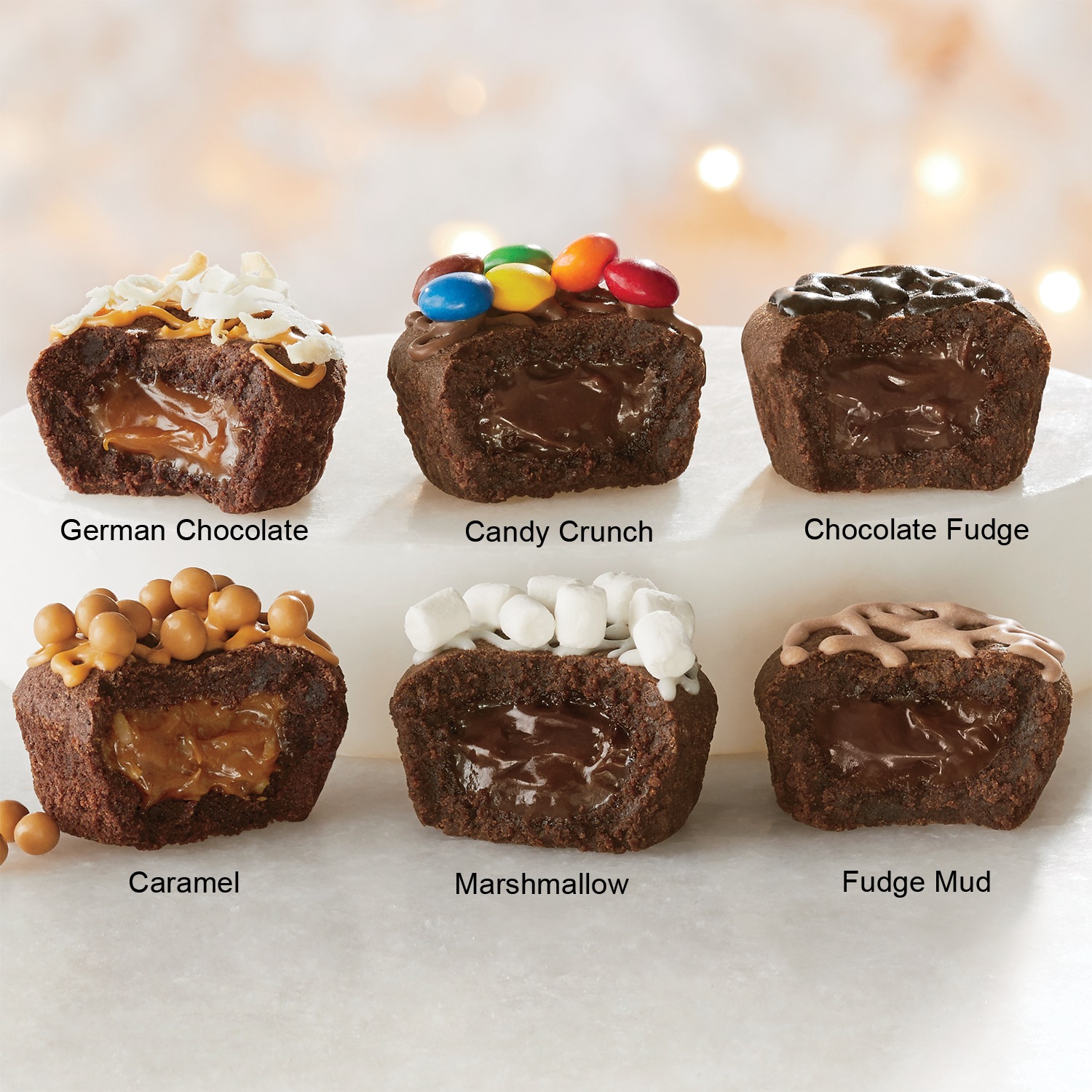 Fudge Brownie Puffs