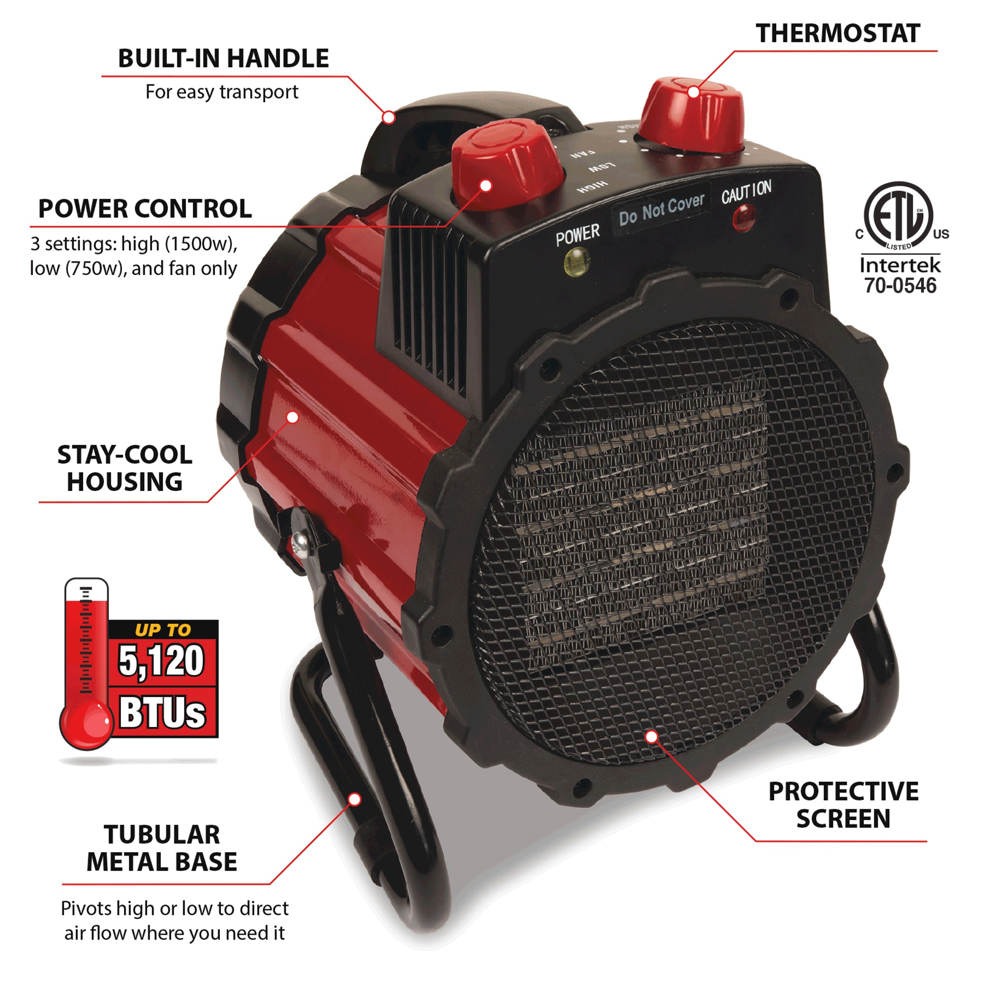 Performance Tool Utility Ceramic Heater