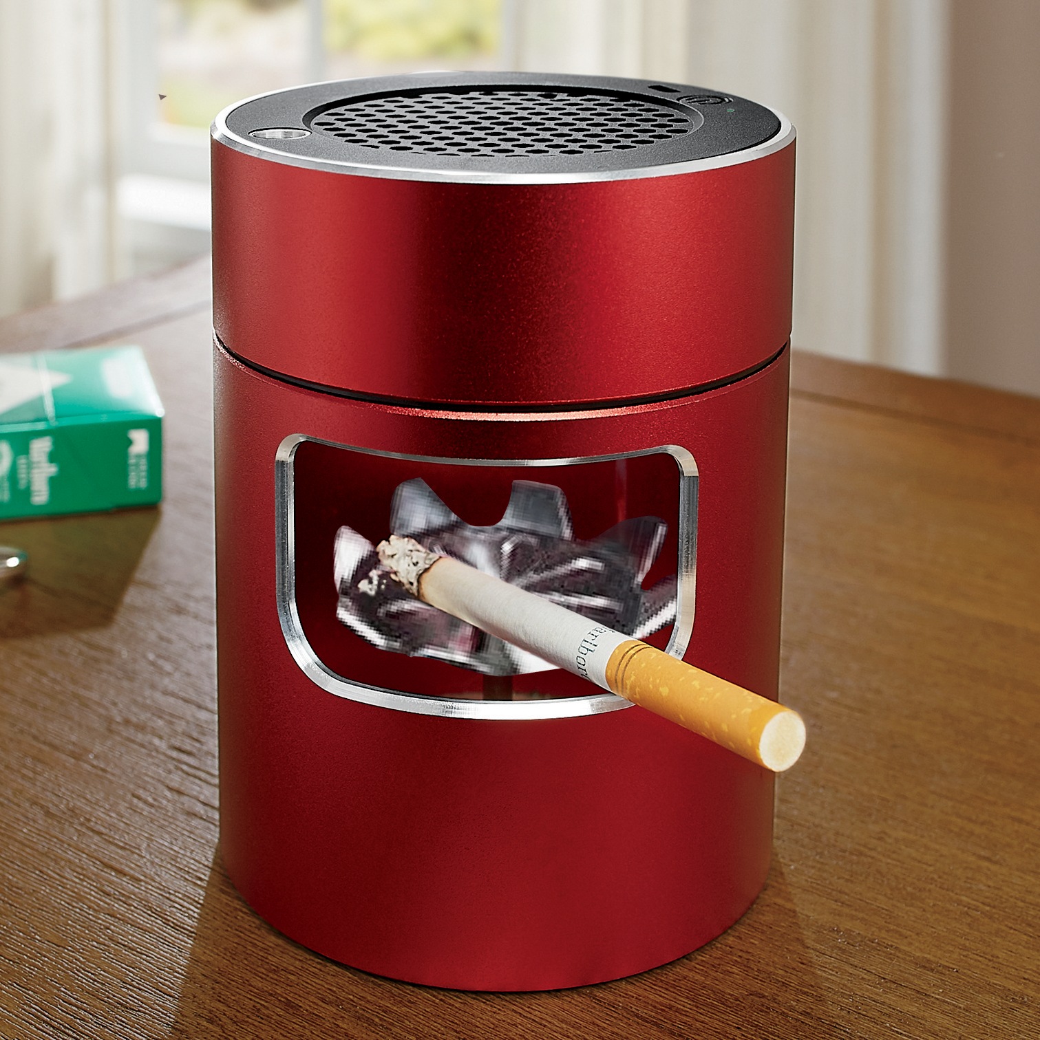 Desktop Air Purifier Ashtray and Set of 10 Filters