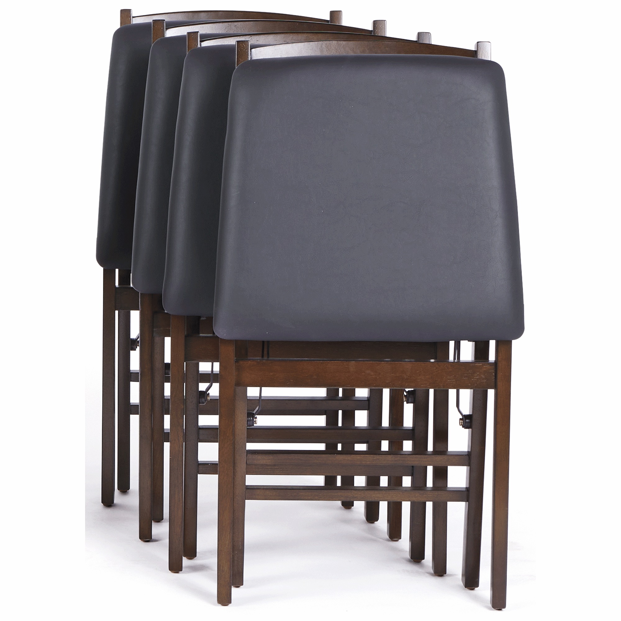 Set of 4 Jette Folding Chairs 1 Set of 4 Jette Folding Chairs