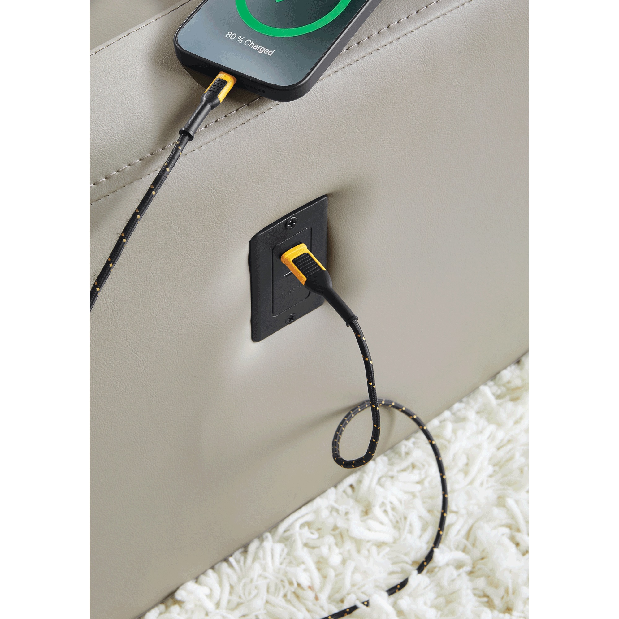 Youth Recliner with USB Ports
