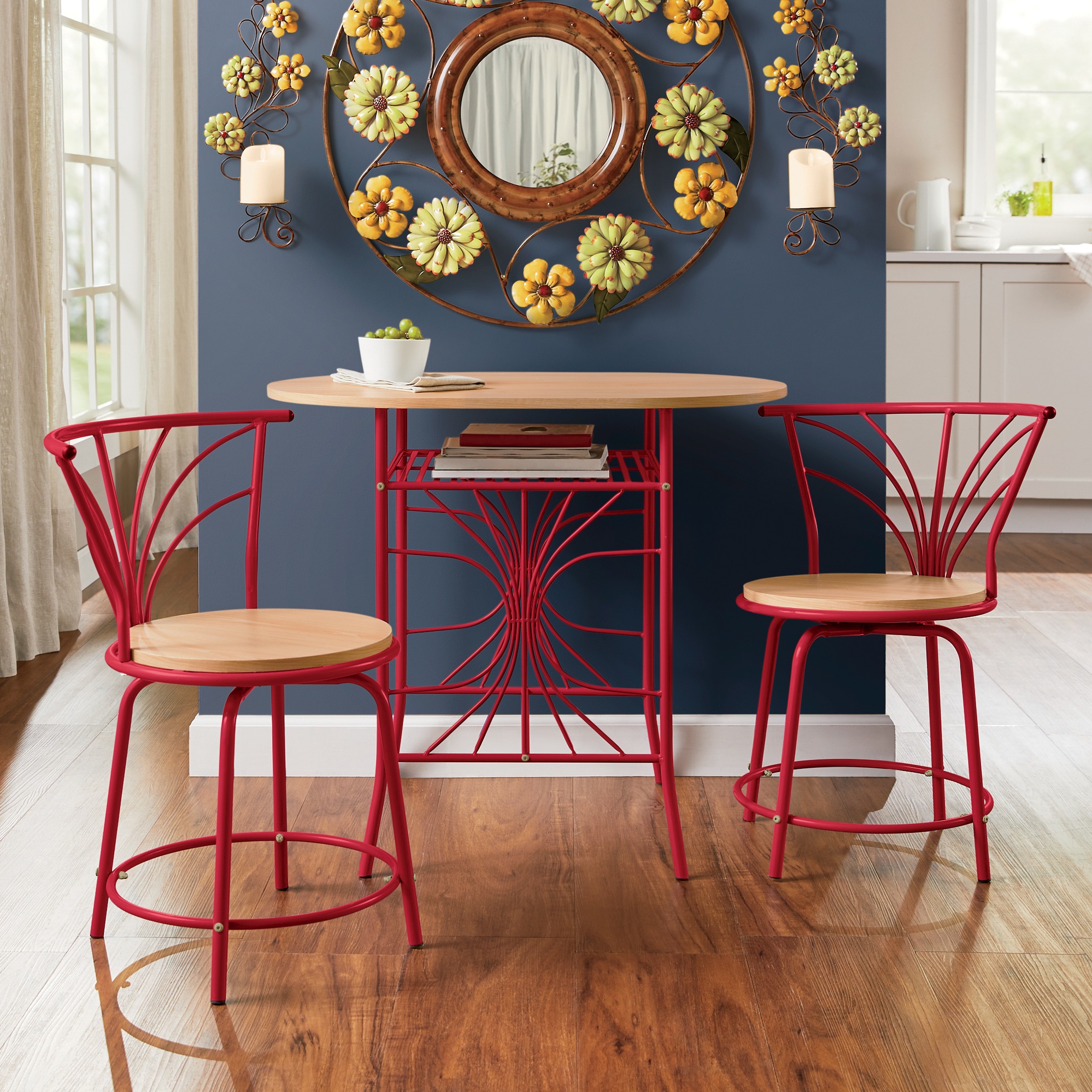 3-Piece Colorful Bistro Dining Set