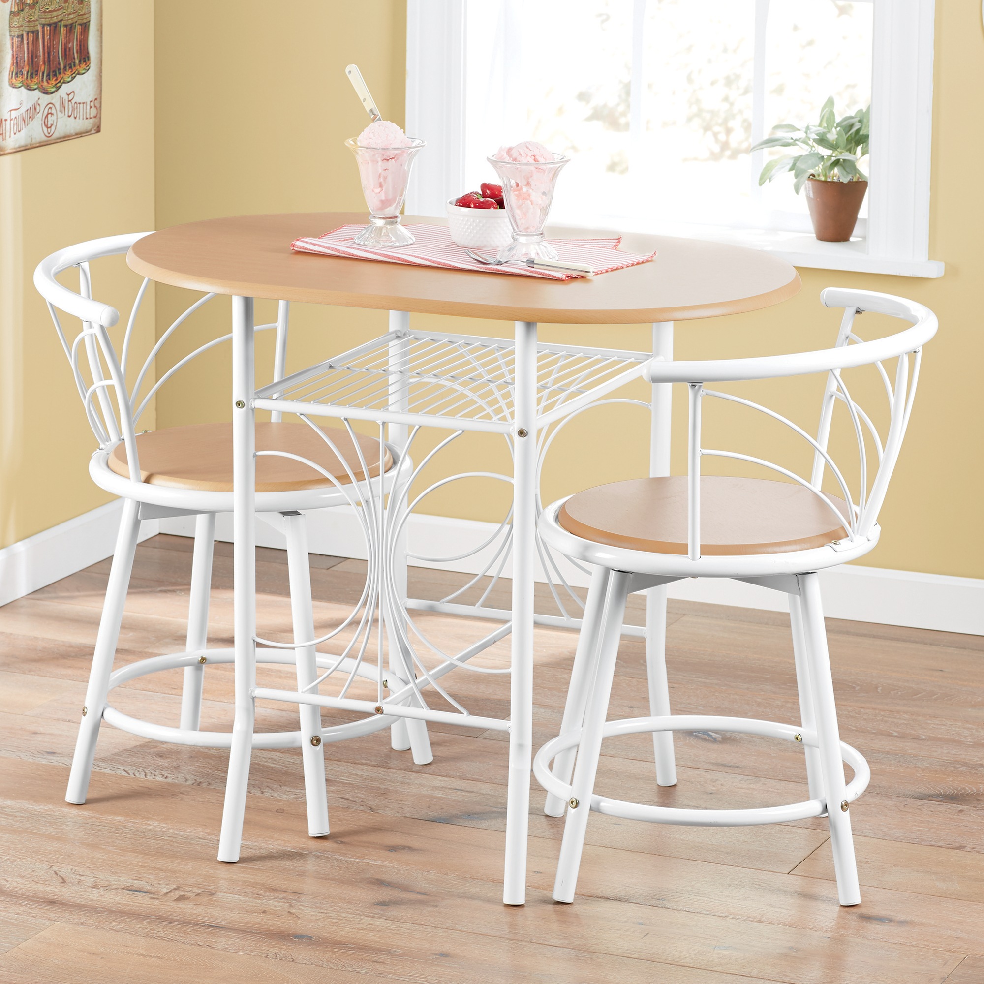 3-Piece Colorful Bistro Dining Set
