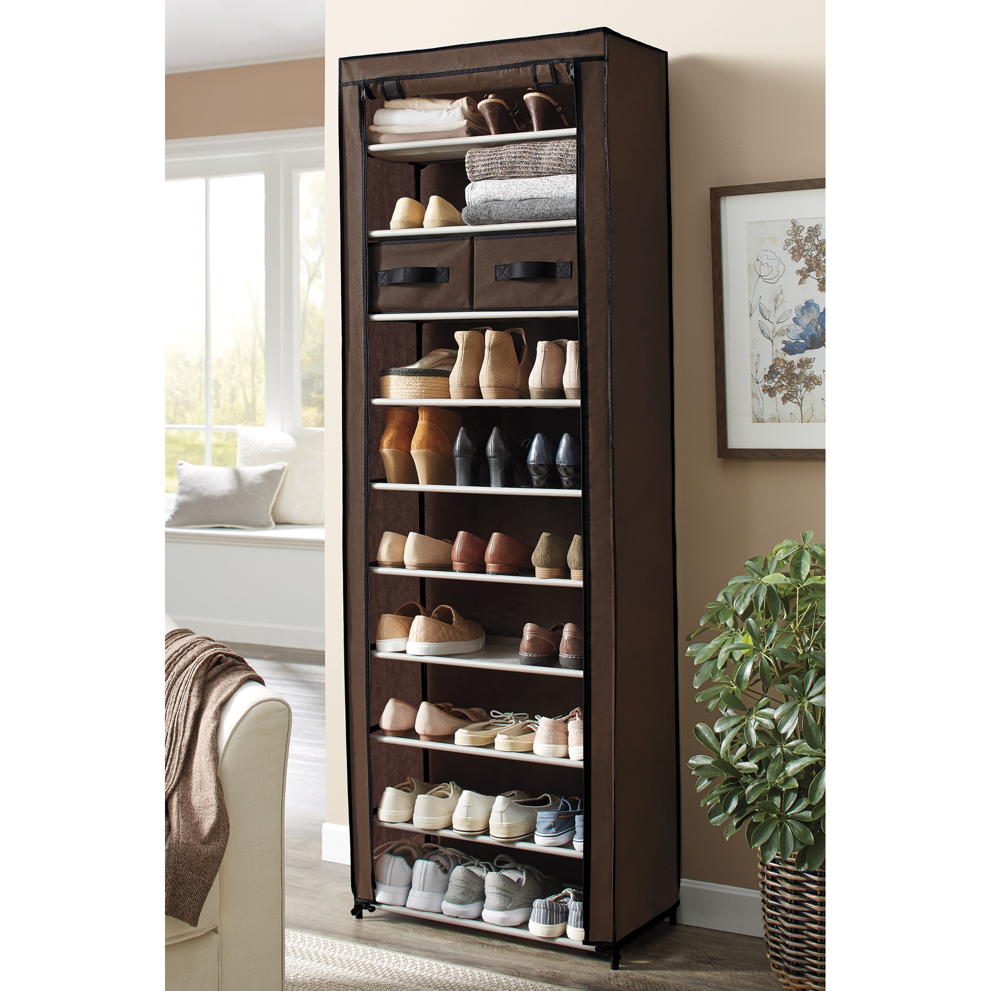 10-Layer Shoe Rack
