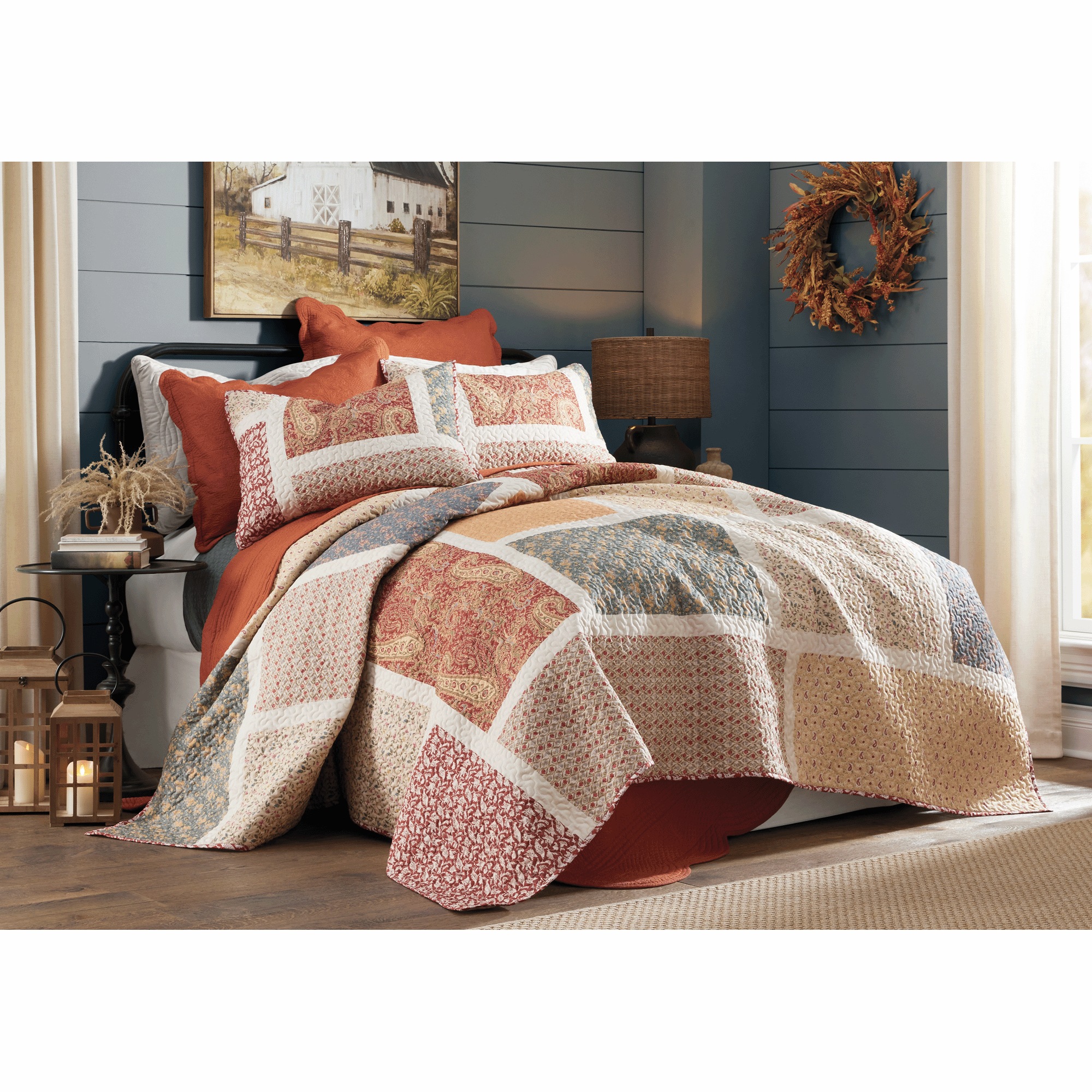 Sunfield Oversized Quilt and Sham