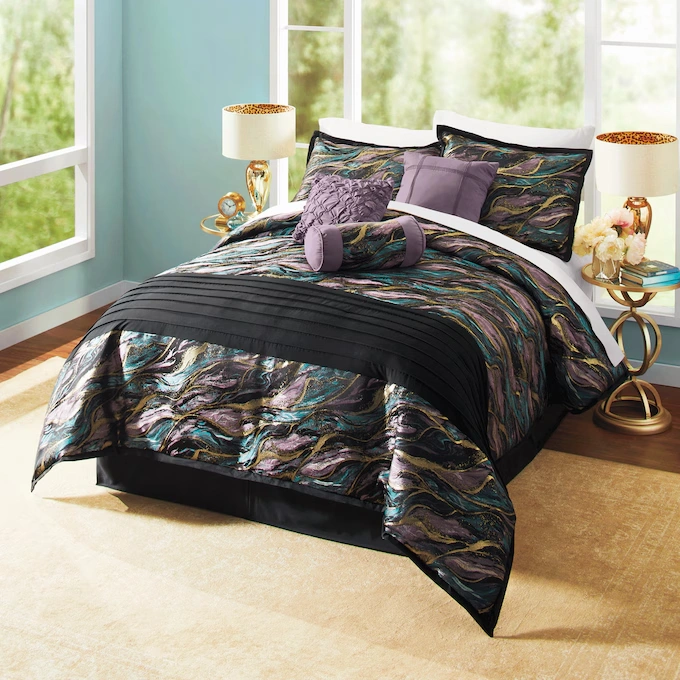 Kelso 7-pc. Jacquard Comforter Set