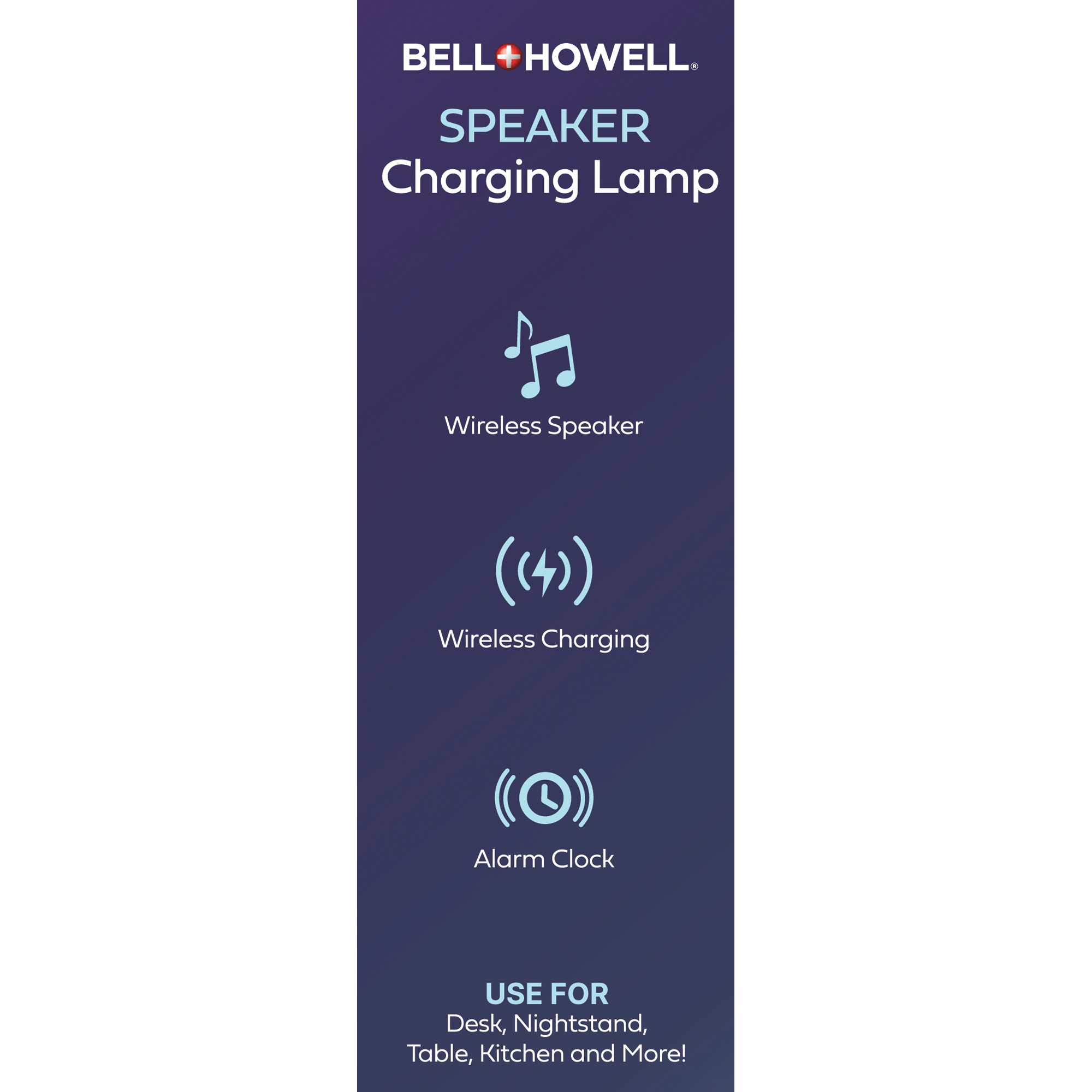 Bell+Howell Speaker Charging Lamp