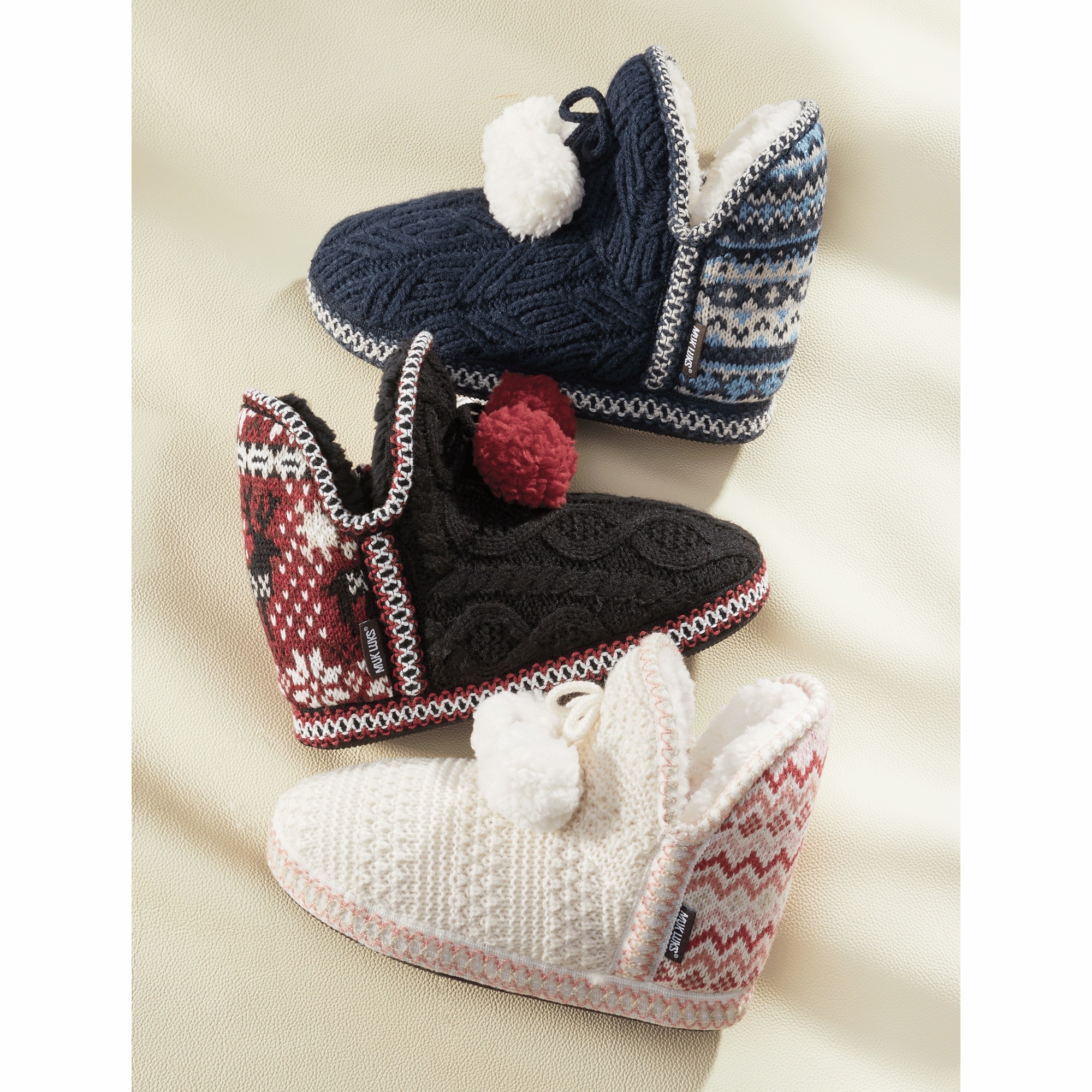 MUK LUKS Amira Slipper Bootie