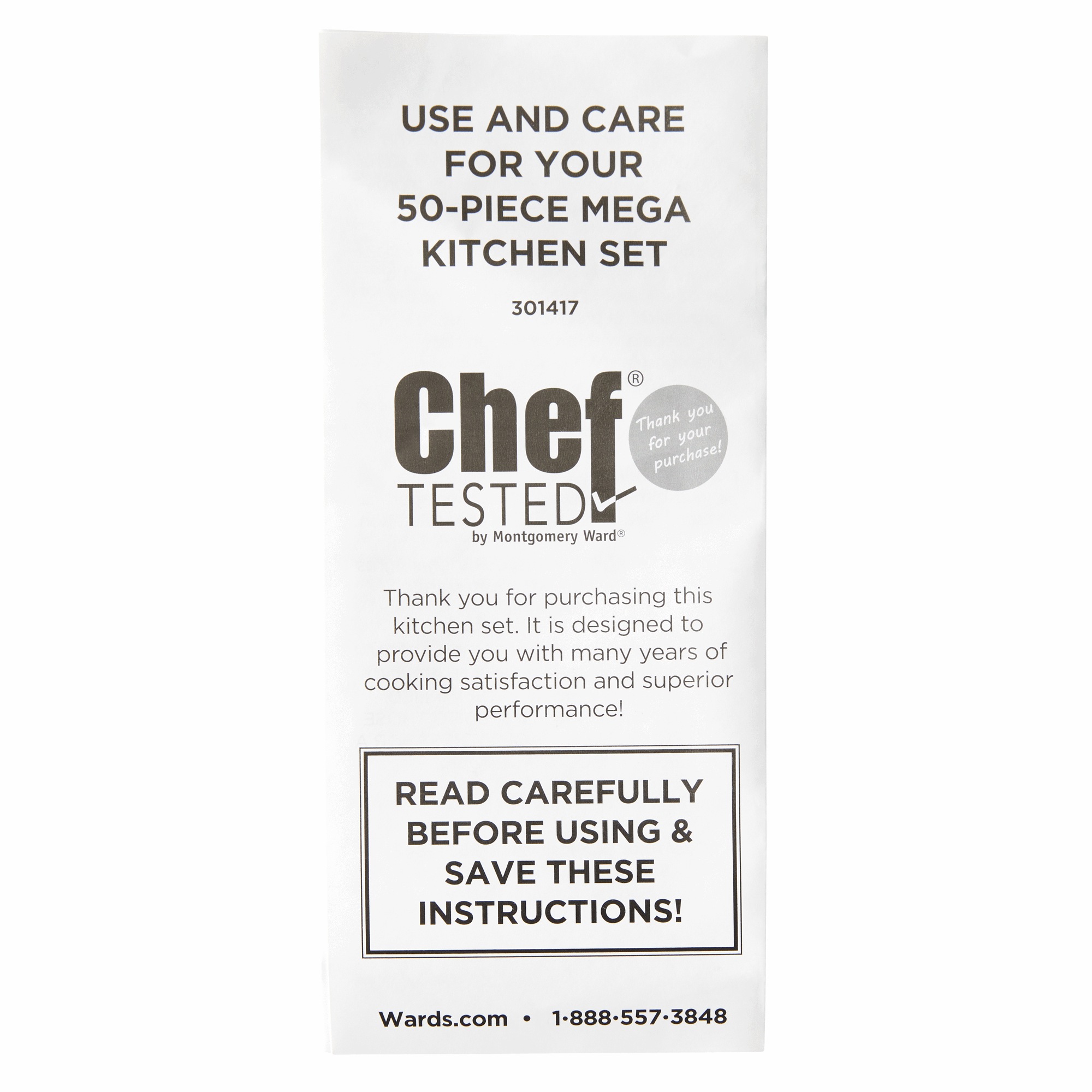 Chef Tested 50-Piece Mega Kitchen Set by Wards 28 Chef Tested 50-Piece Mega Kitchen Set by Wards