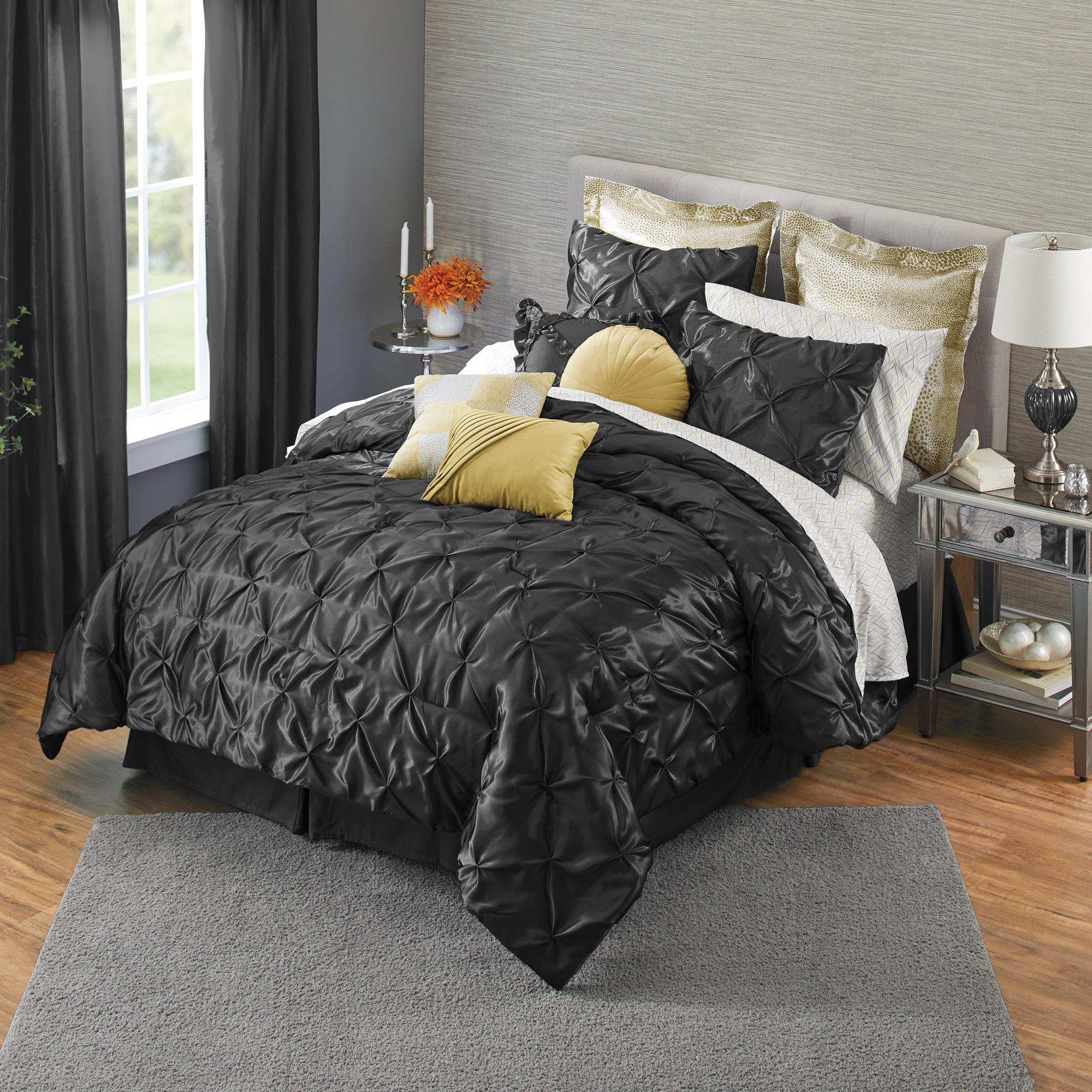 Serena Satin 30-Piece Bed Set