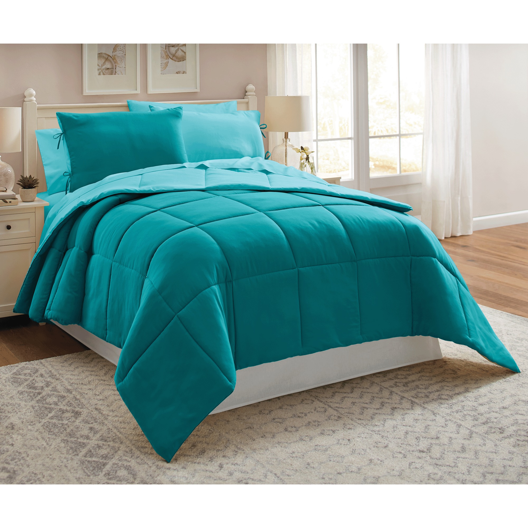 Color Connection Reversible Down-Alternative Comforter Set