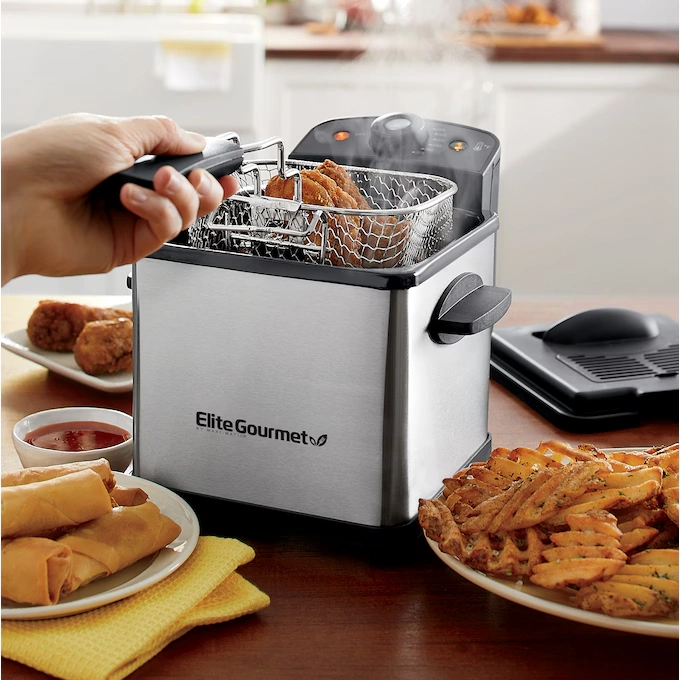 Elite Gourmet Mini Deep Fryer