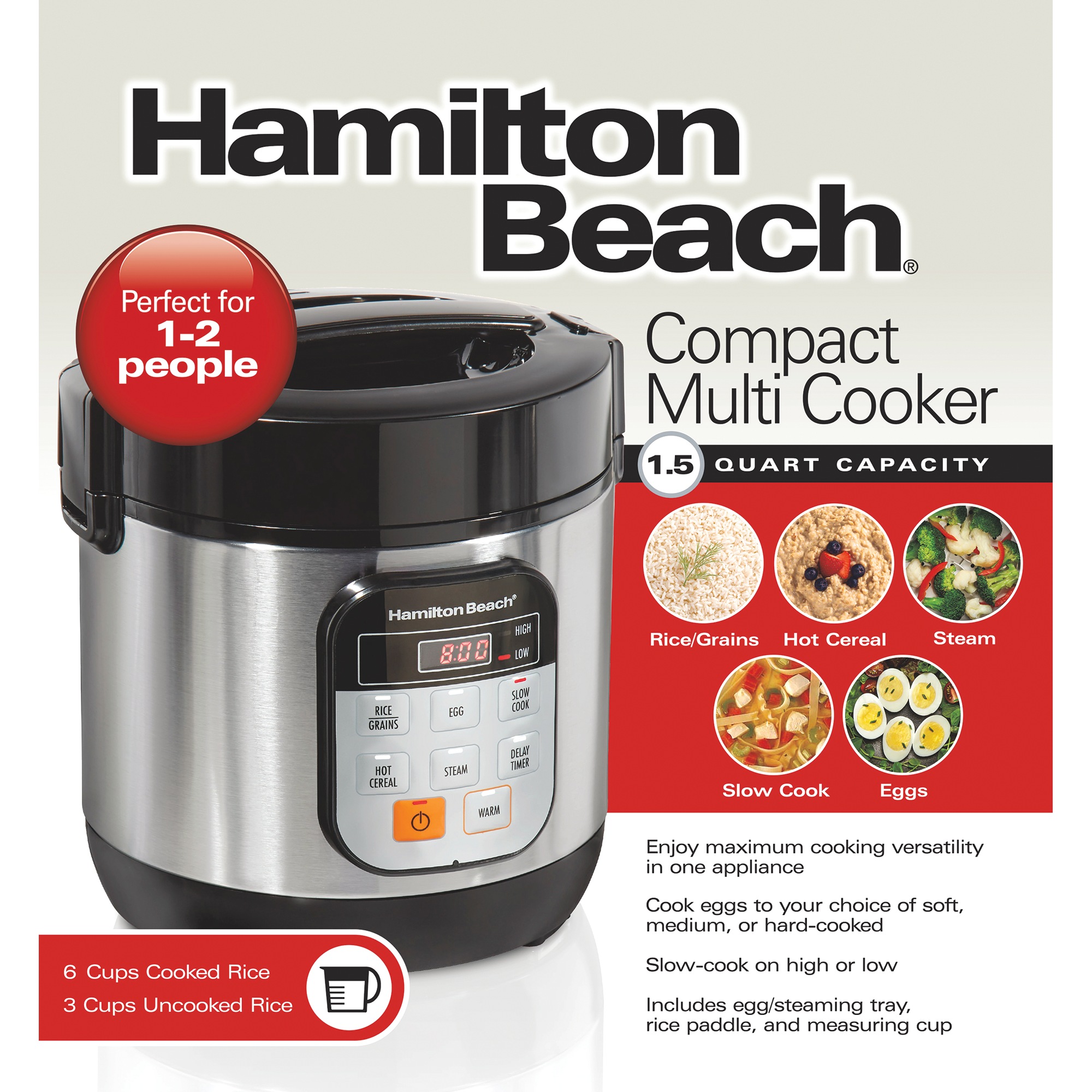 Hamilton Beach Compact Multi-Cooker 7 Hamilton Beach Compact Multi-Cooker