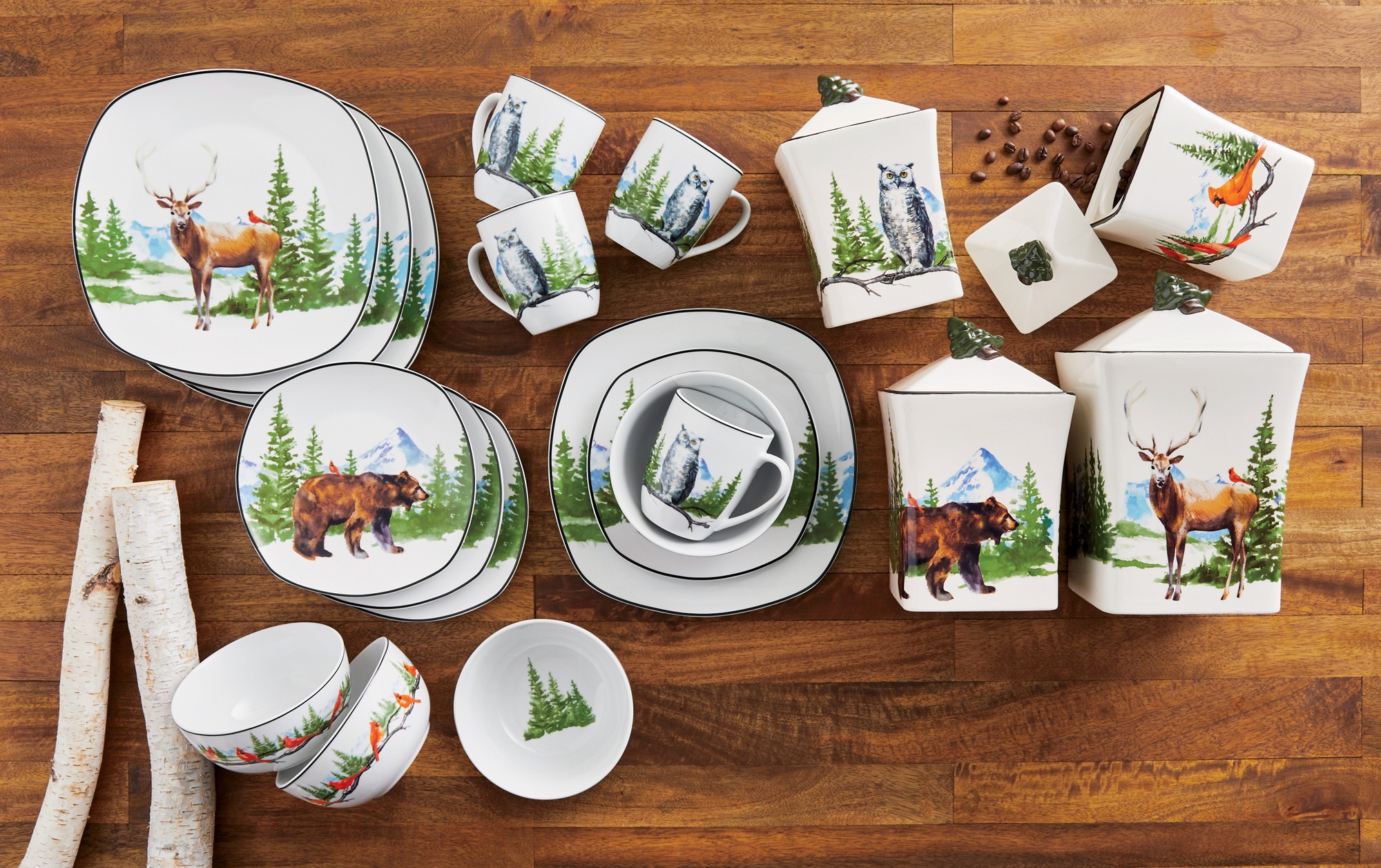 Winter Wonderland Dinnerware & Canister Sets