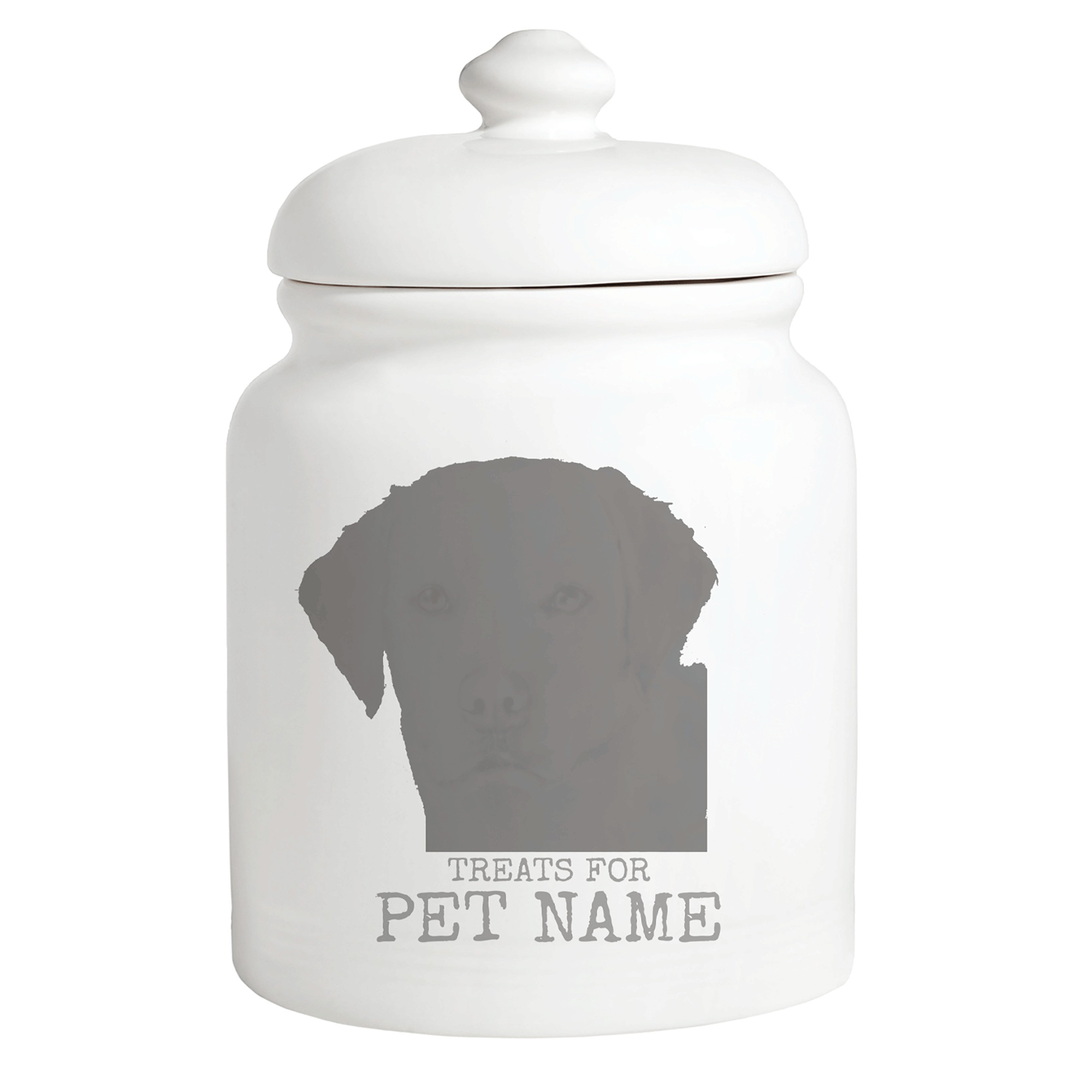 Personalized Pet Treat Jar 3 Personalized Pet Treat Jar