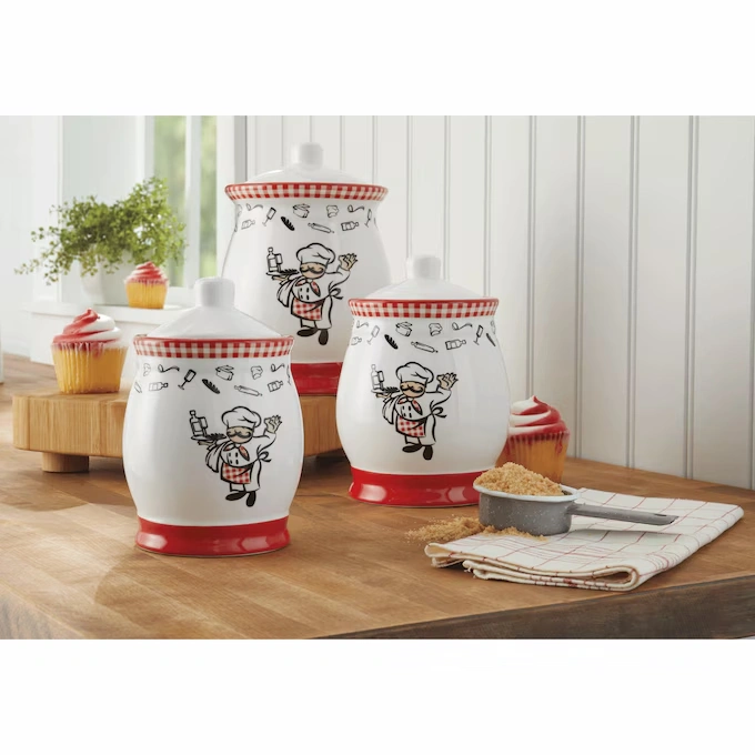 Chef 3-Piece Canister Set