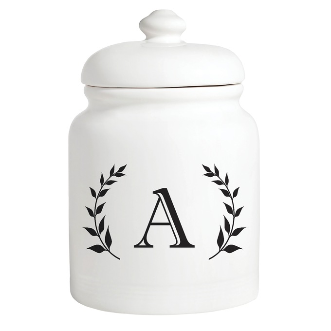 Initial Personalized Treat Jar 1 Initial Personalized Treat Jar