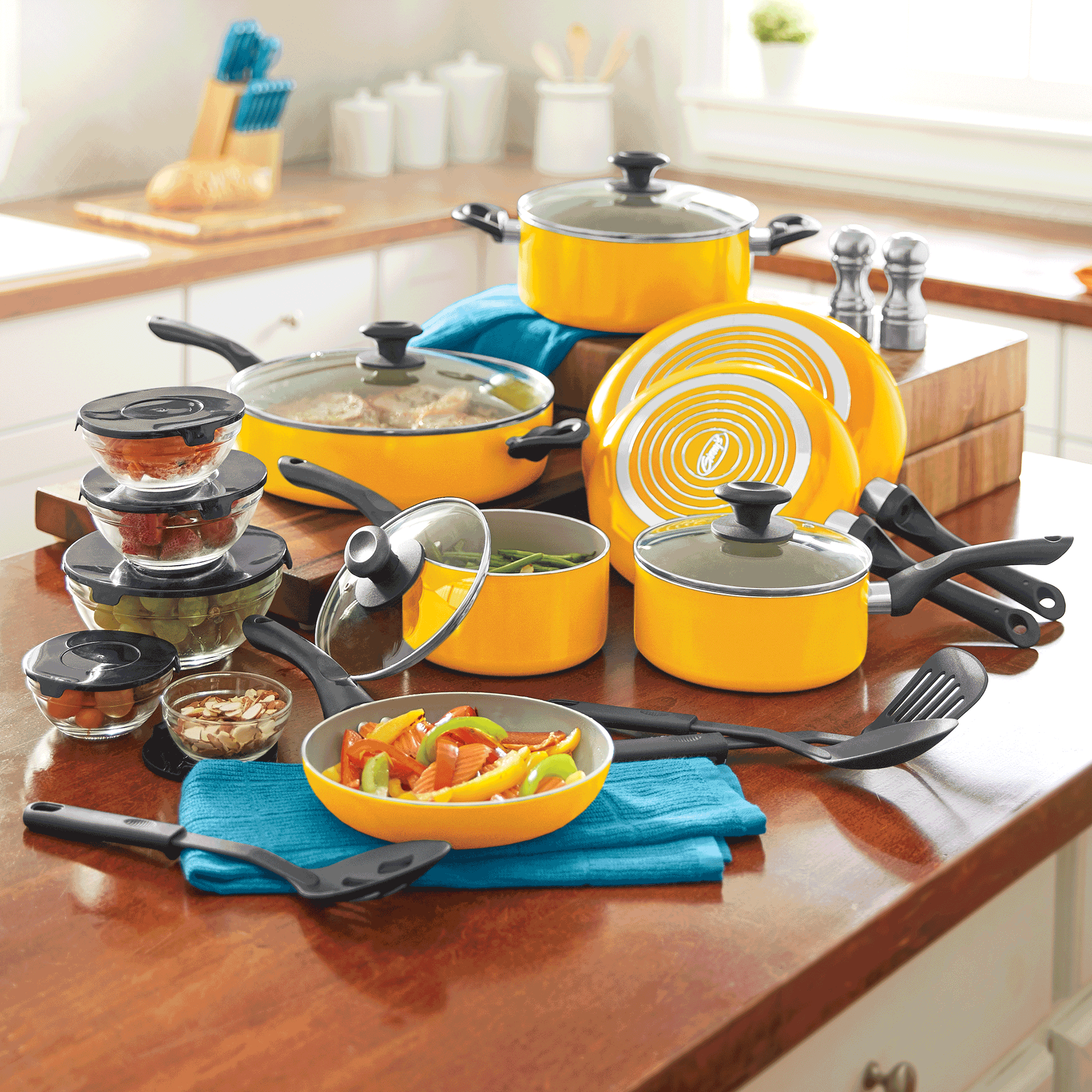 Ginny's 24-Piece Nonstick Kitchen Essentials Cookware Set 12 Ginny's 24-Piece Nonstick Kitchen Essentials Cookware Set