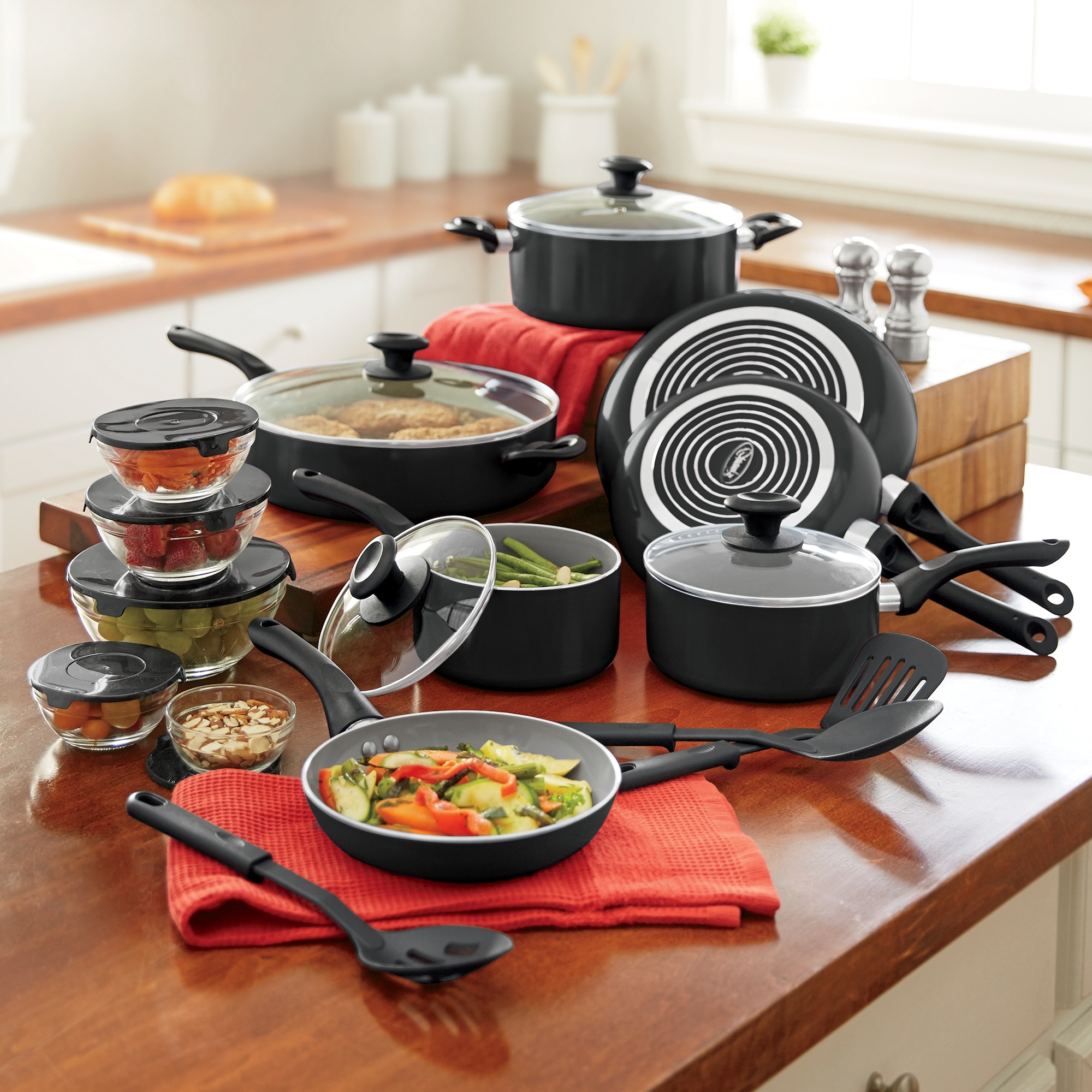 Ginny's 24-Piece Nonstick Kitchen Essentials Cookware Set 8 Ginny's 24-Piece Nonstick Kitchen Essentials Cookware Set