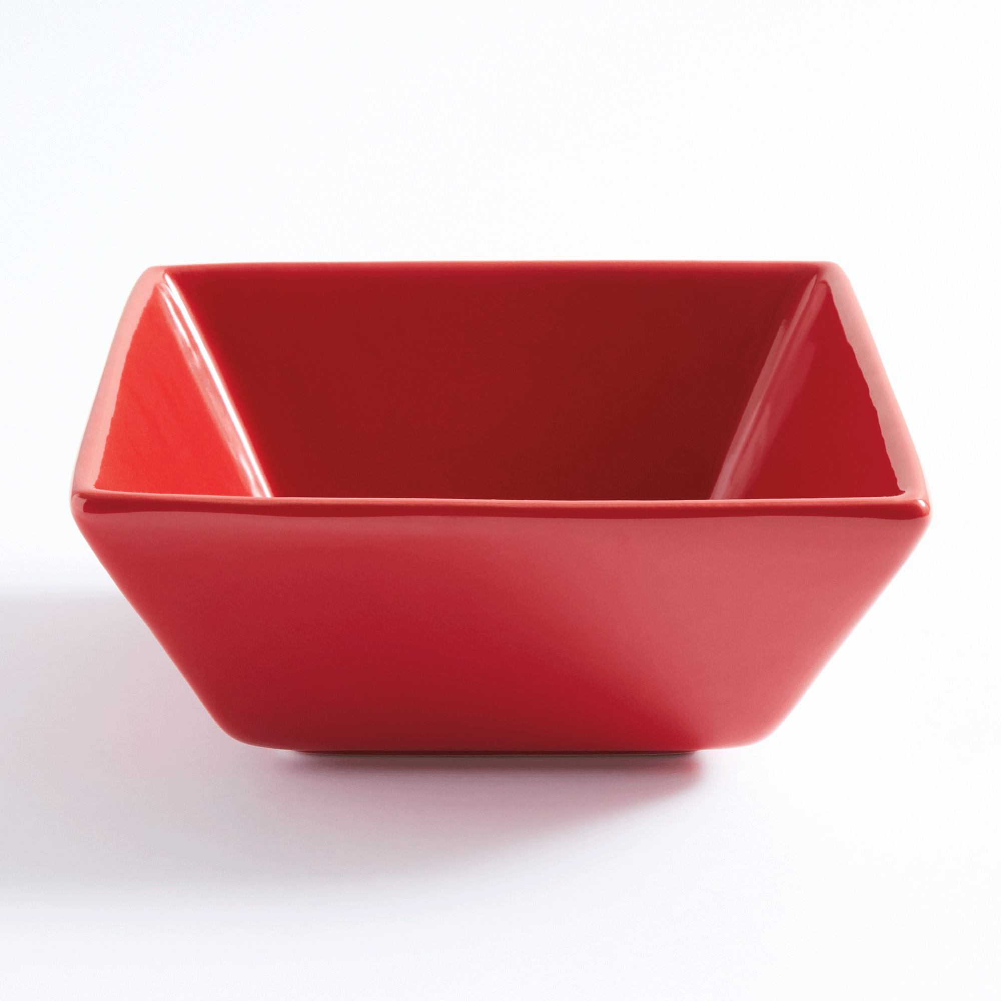 16-Piece Modern Square Dinnerware Set in Solid Colors
