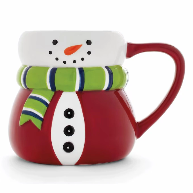 Snowman Figural Mug