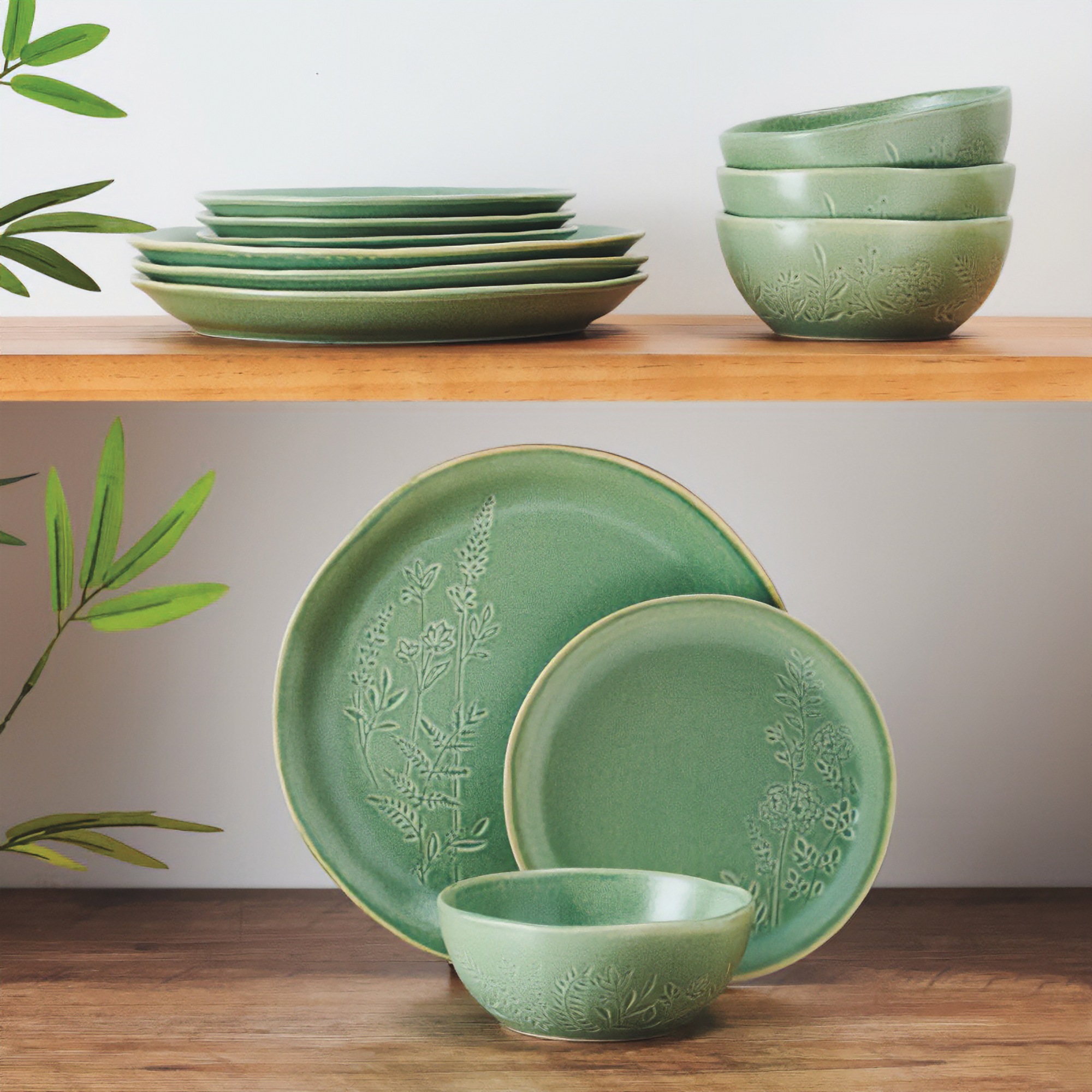 Pfaltzgraff Carrie 12-Piece Dinnerware Set